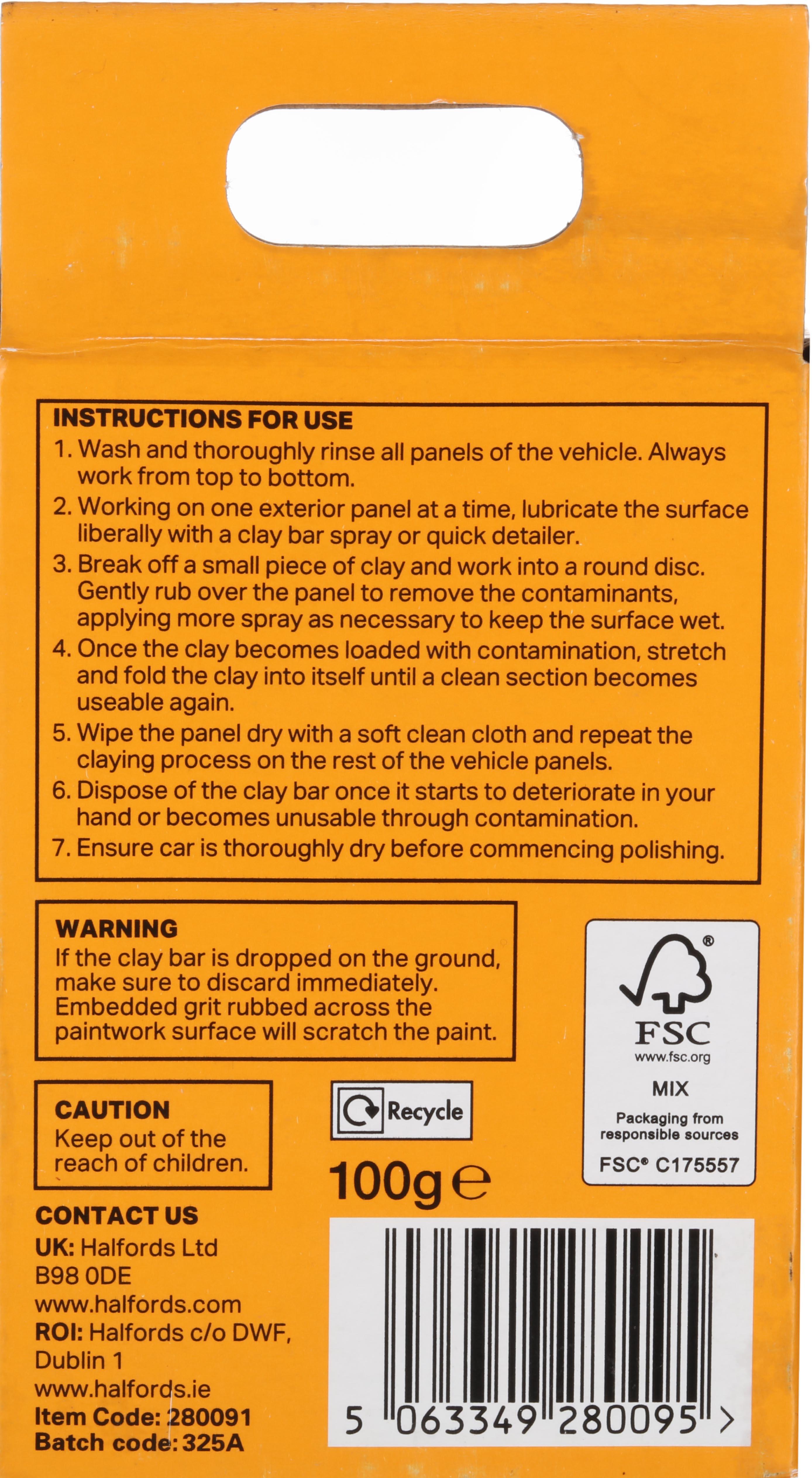 Halfords Clay Bar 3 Halfords Clay Bar