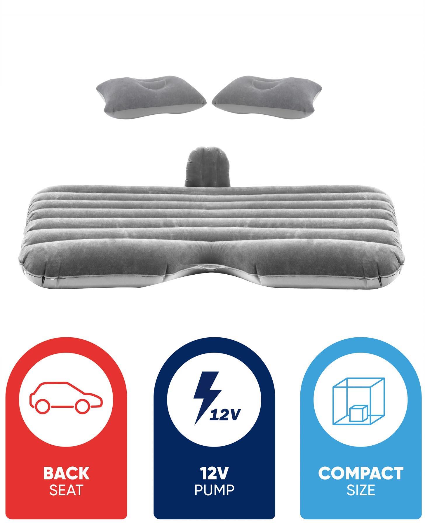 Leisurewize Inflatable Car Mattress - Back Seat 4 Leisurewize Inflatable Car Mattress - Back Seat