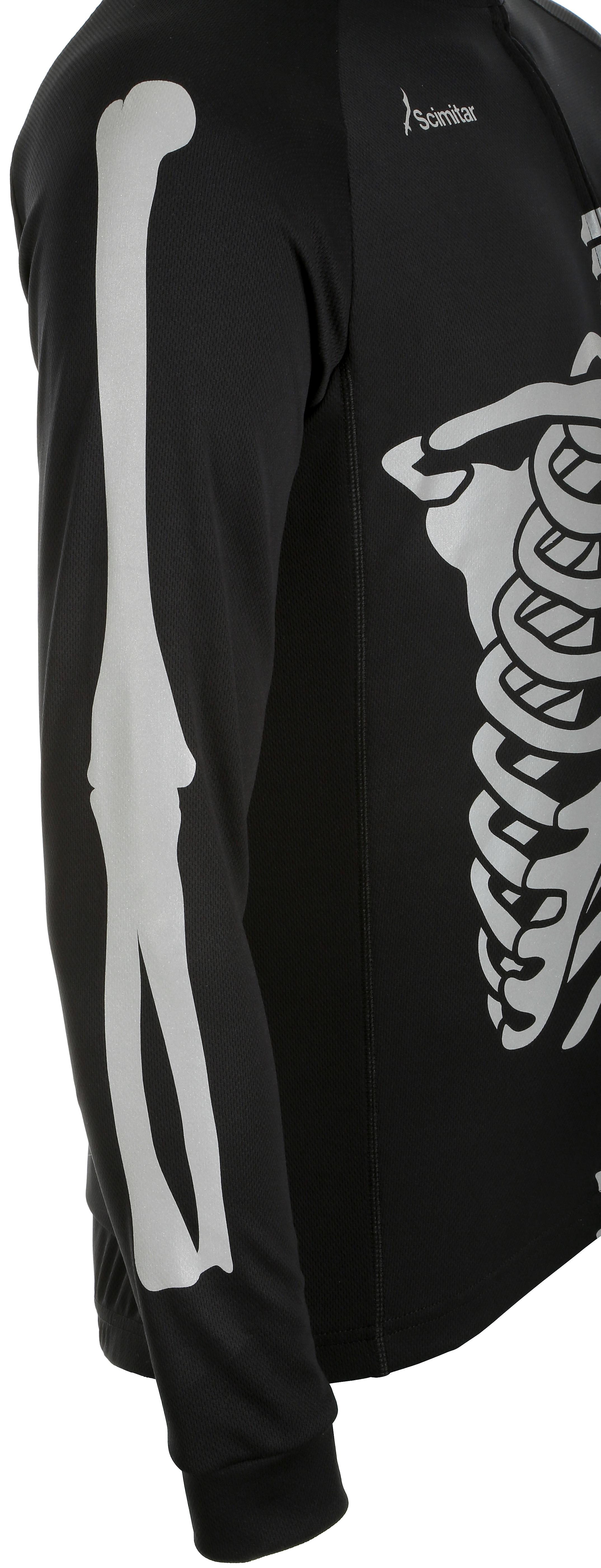 Scimitar Skeleton Cycling Jersey - Small