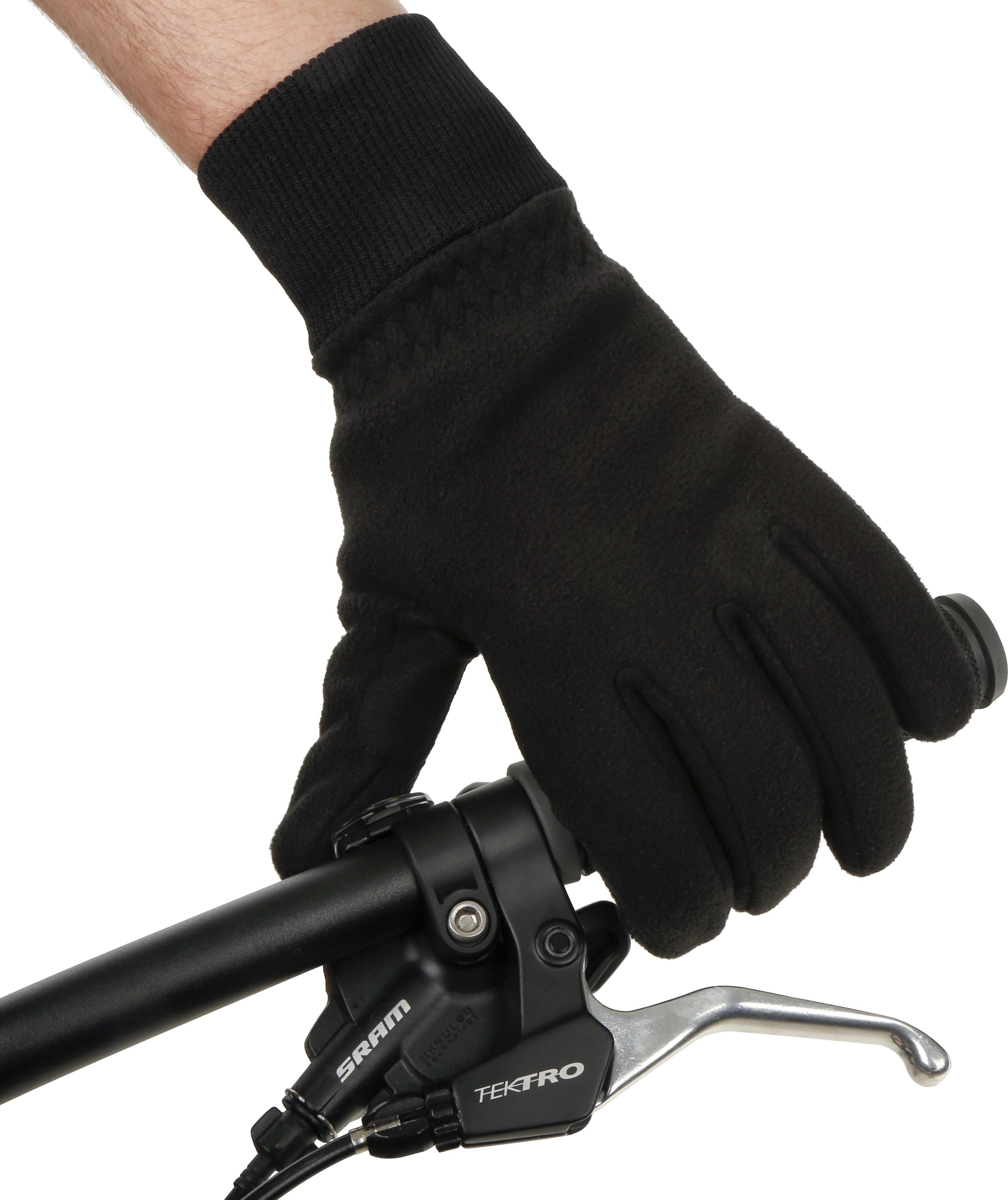 Halfords Essentials Fleece Gloves 4 Halfords Essentials Fleece Gloves
