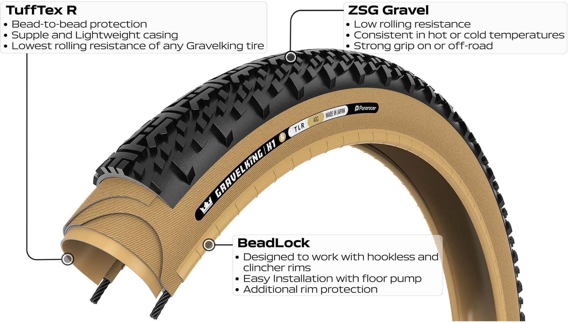 Panaracer Gravel King X1 R TLR Tyre