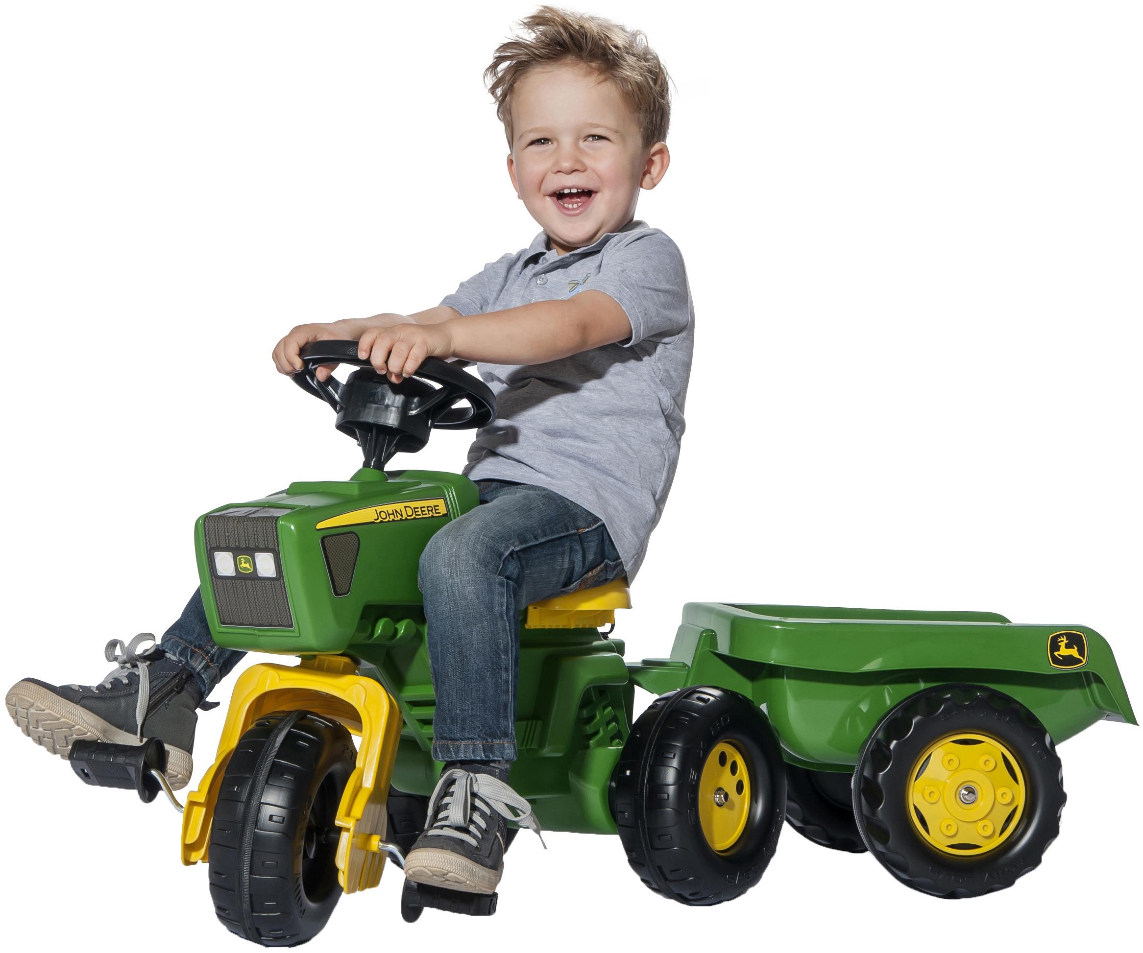 Robbie Toys John Deere Trio Tractor & Trailer Pedal Ride On