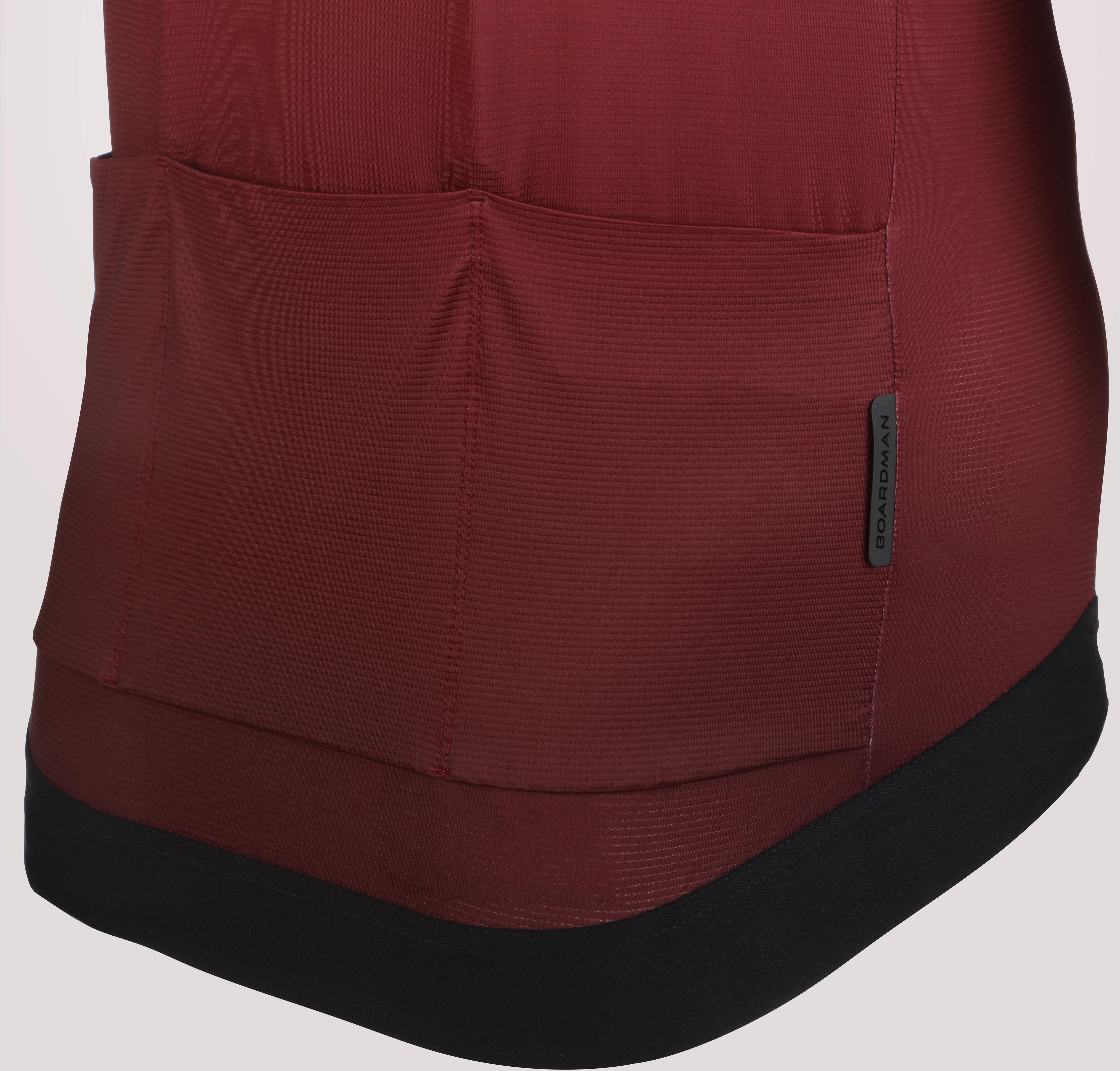 Boardman Mens 9 Series Short Sleeve Jersey, Burgundy 4 Boardman Mens 9 Series Short Sleeve Jersey, Burgundy