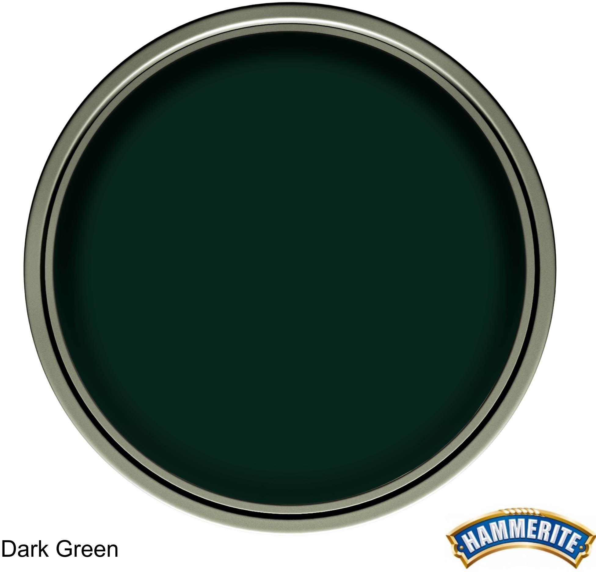 Hammerite Direct to Rust Metal Paint Smooth Dark Green 750ml