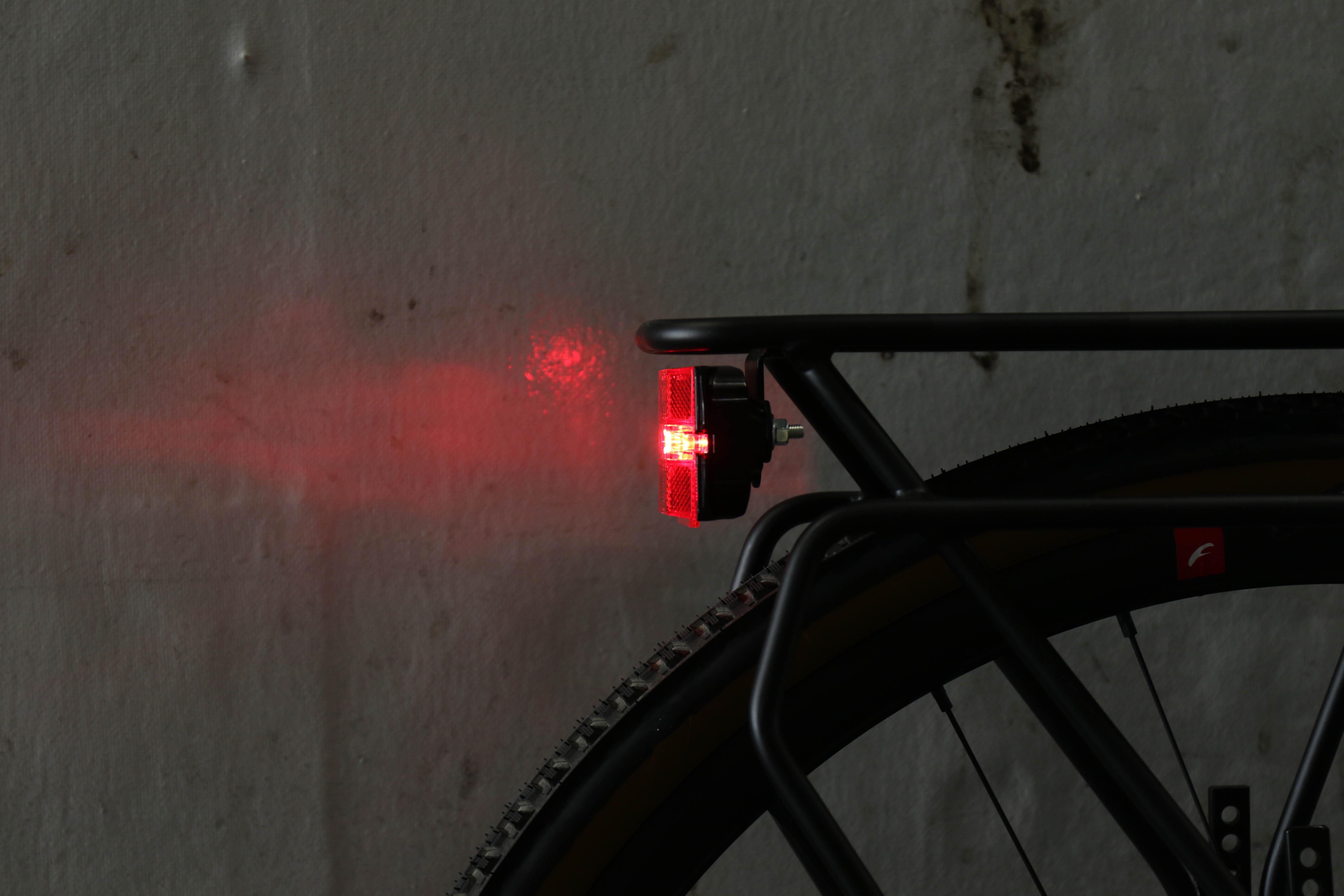 Cateye Reflex Pannier Rack Rear Bike Light