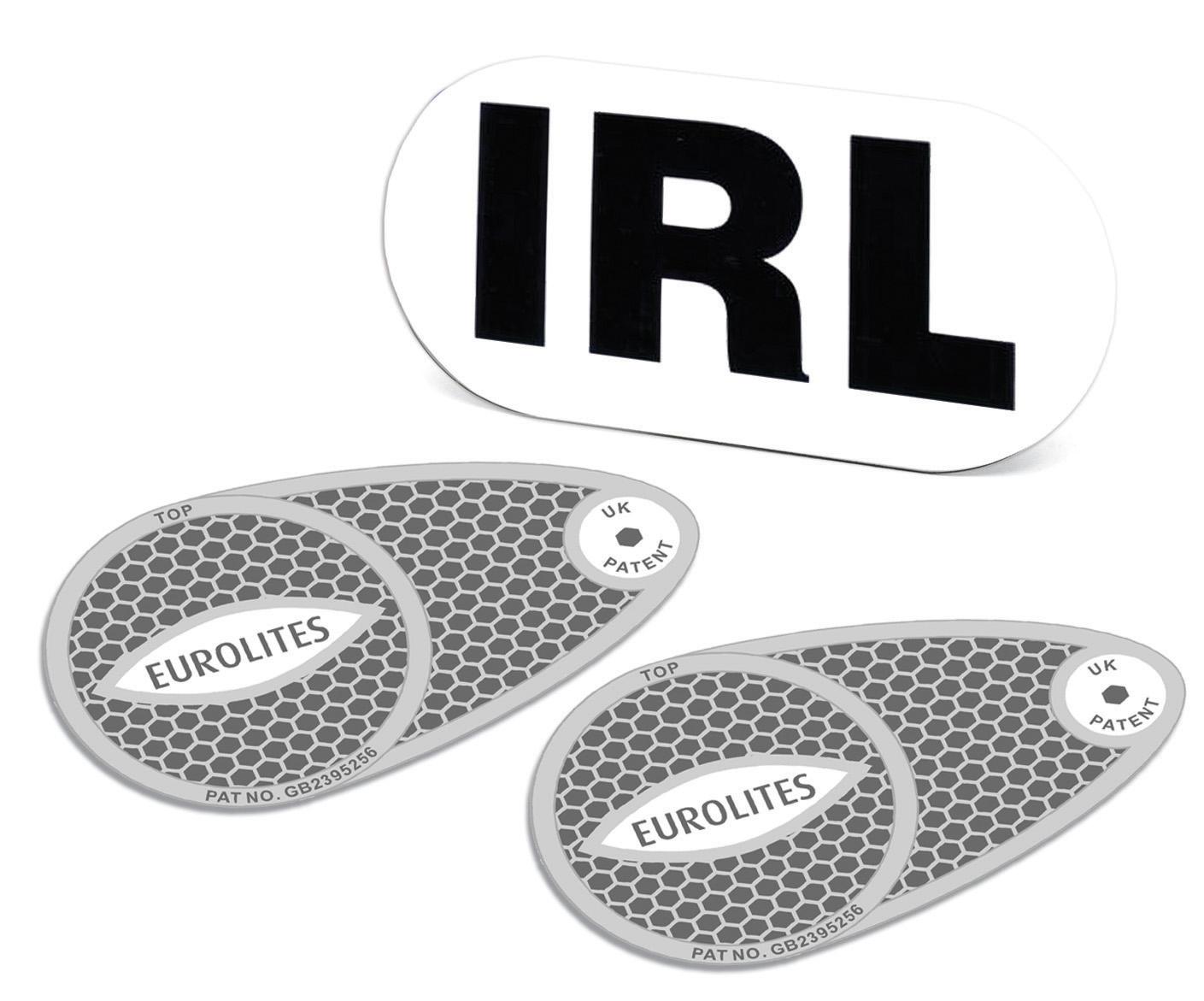 Halfords IRL Magnetic Sticker & Headlamp Converters Pack