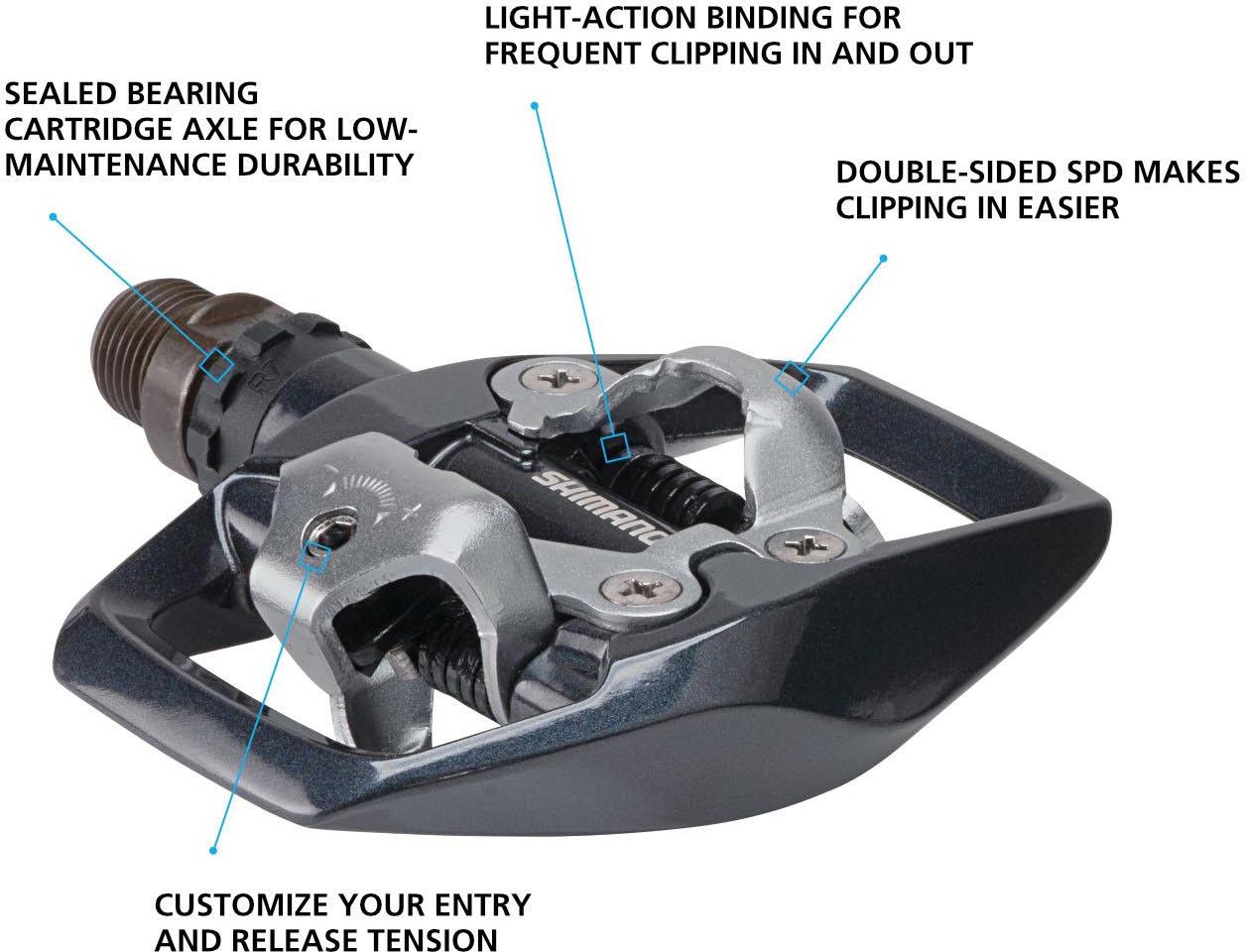 Shimano PD-ED500 Light Action SPD Pedals