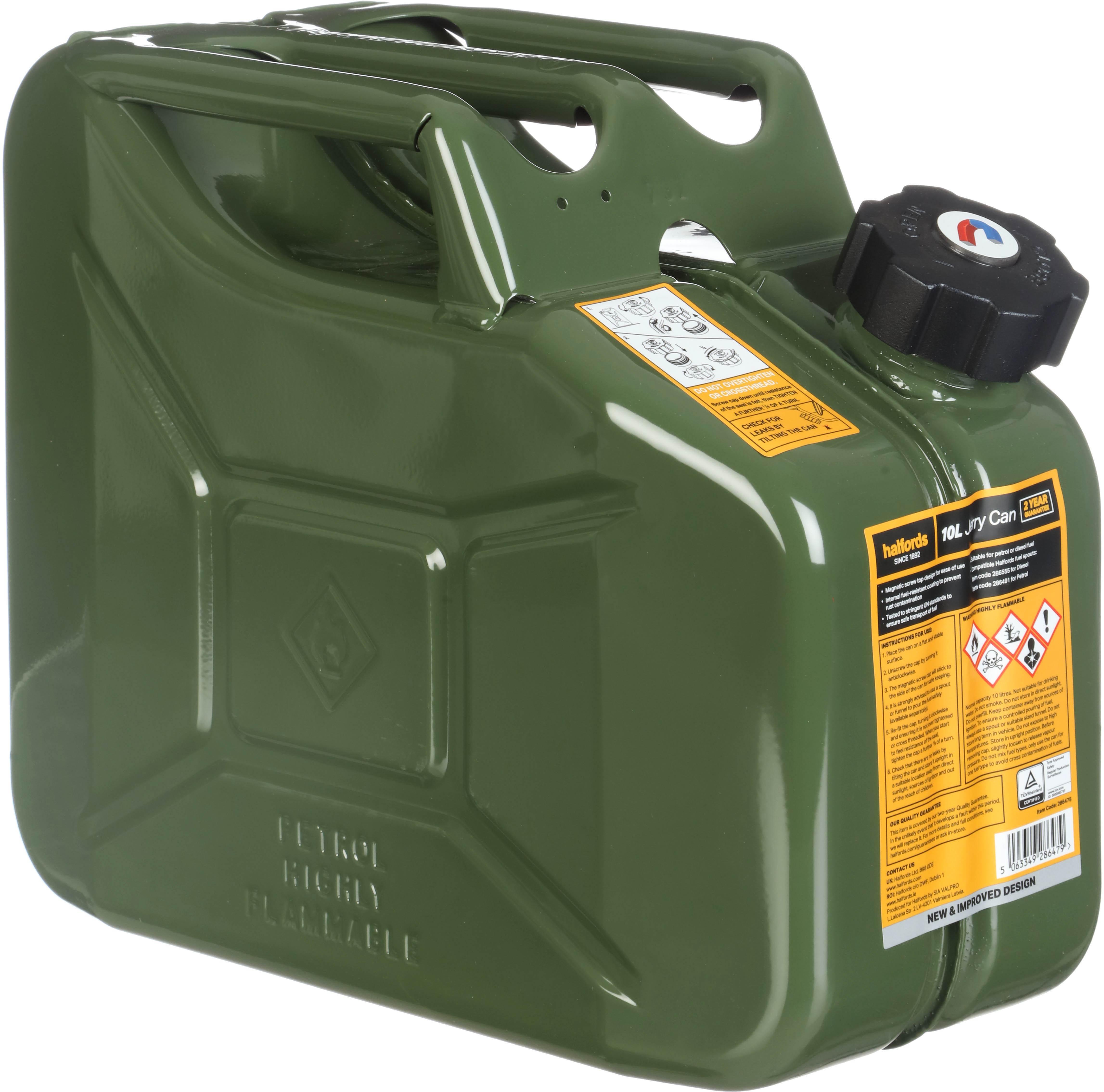 HAL 10L Jerry Can w/ Screw Cap for fuel