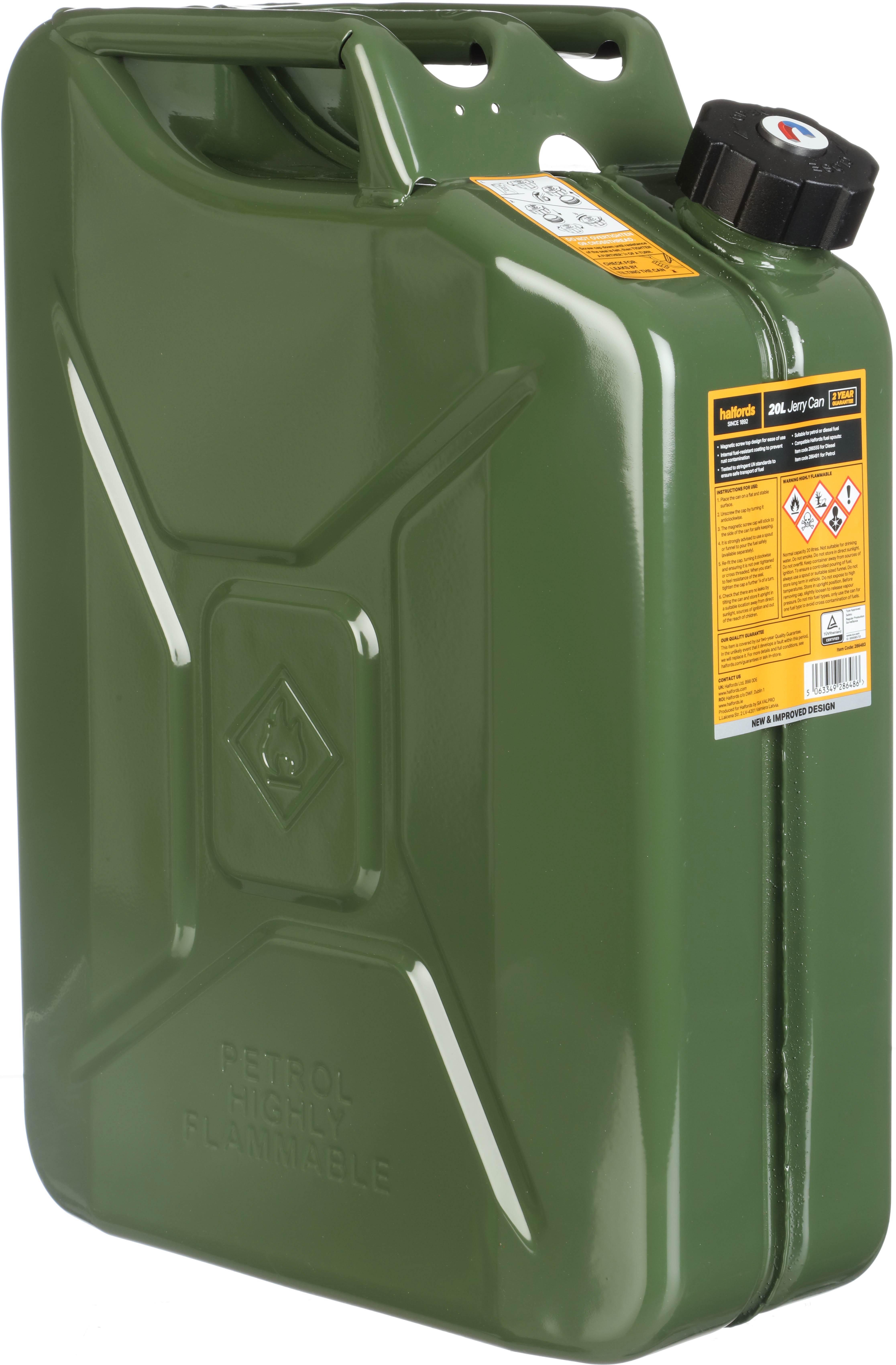 HAL 20L Jerry Can w/ Screw Cap for fuel