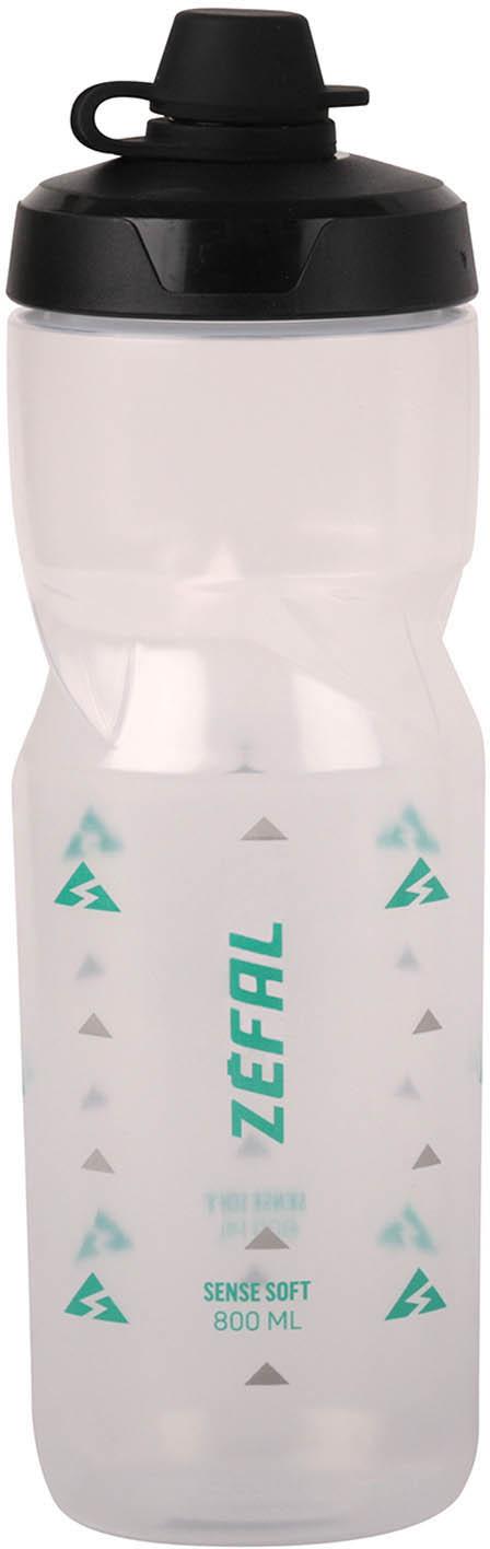 Zefal Sense Soft 80 No-Mud Bottle Clear