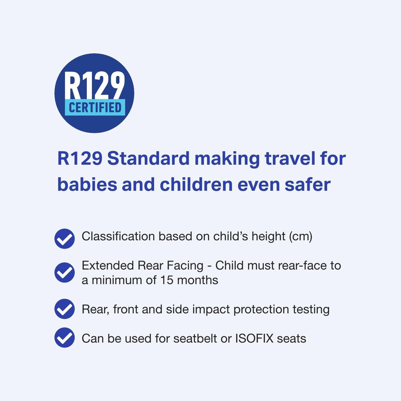 Halfords Eland R129 ISOFIX Booster Seat