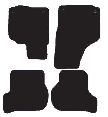 VW Jetta - Premium Mats 4 Clips (SS2900)