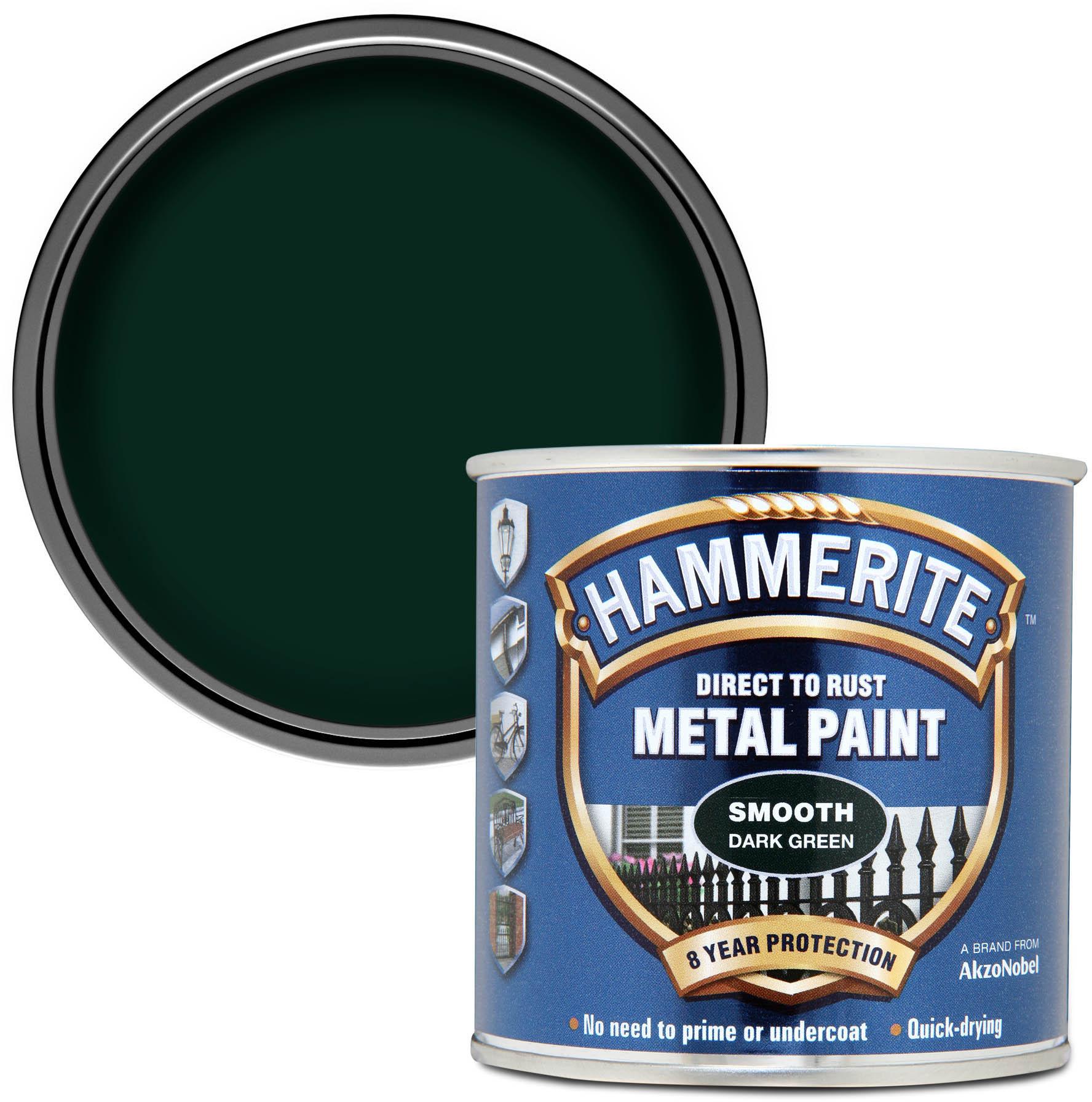 Hammerite Smooth Finish Dark Green 250ml