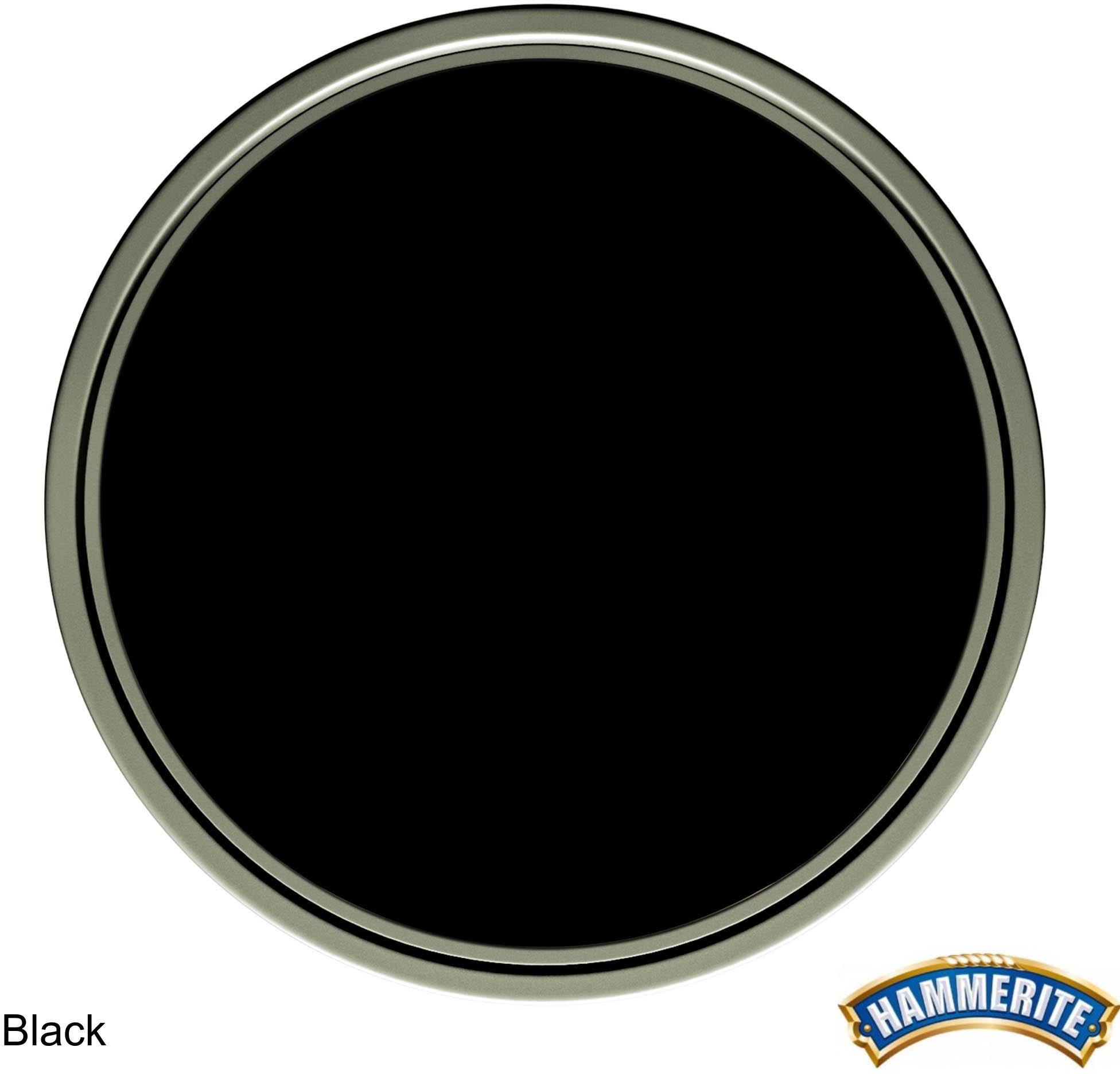 Hammerite Satin Finish Black 250ml