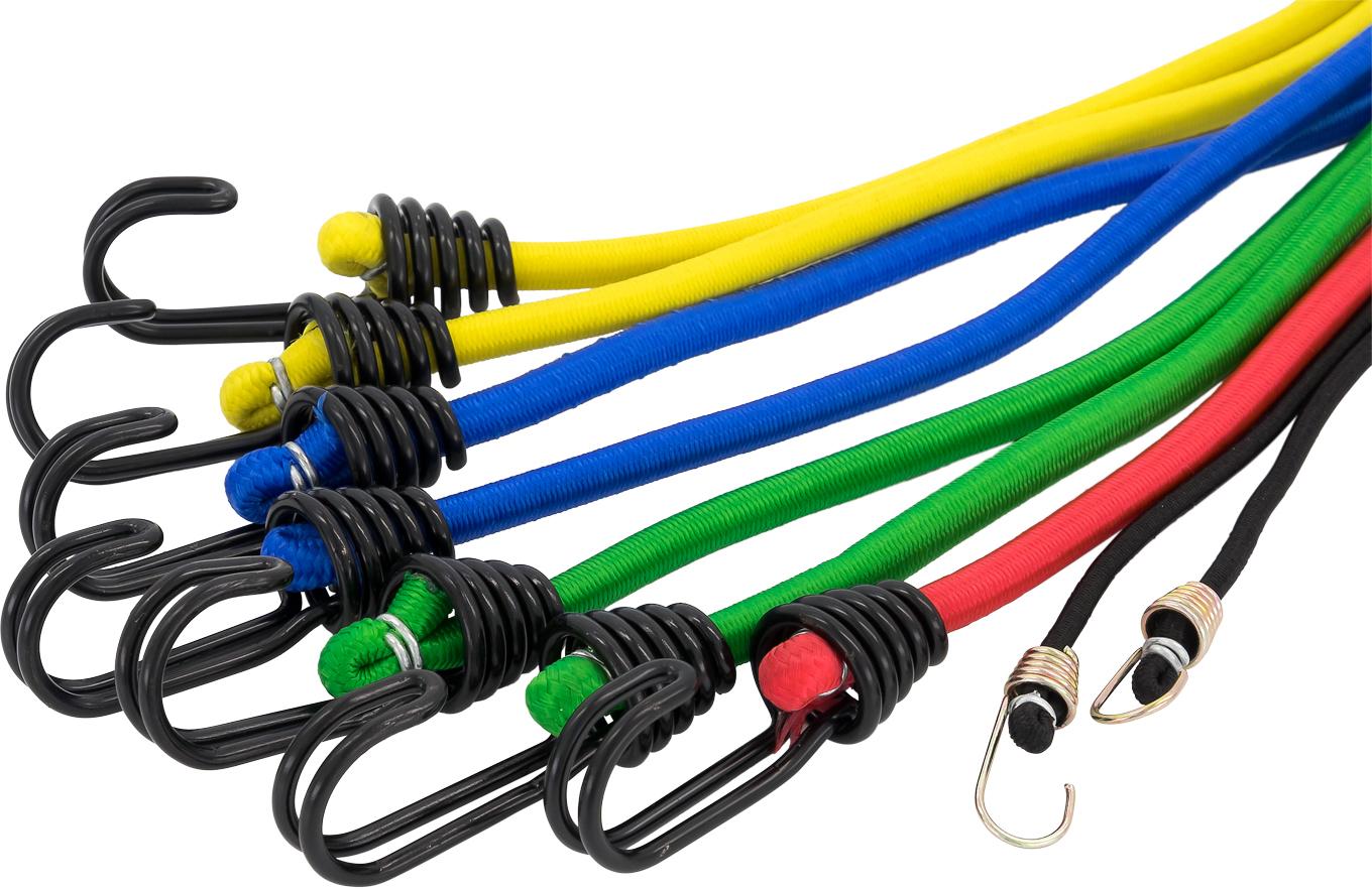 Halfords 10 Piece Elastics and Ratchet Strap Pack