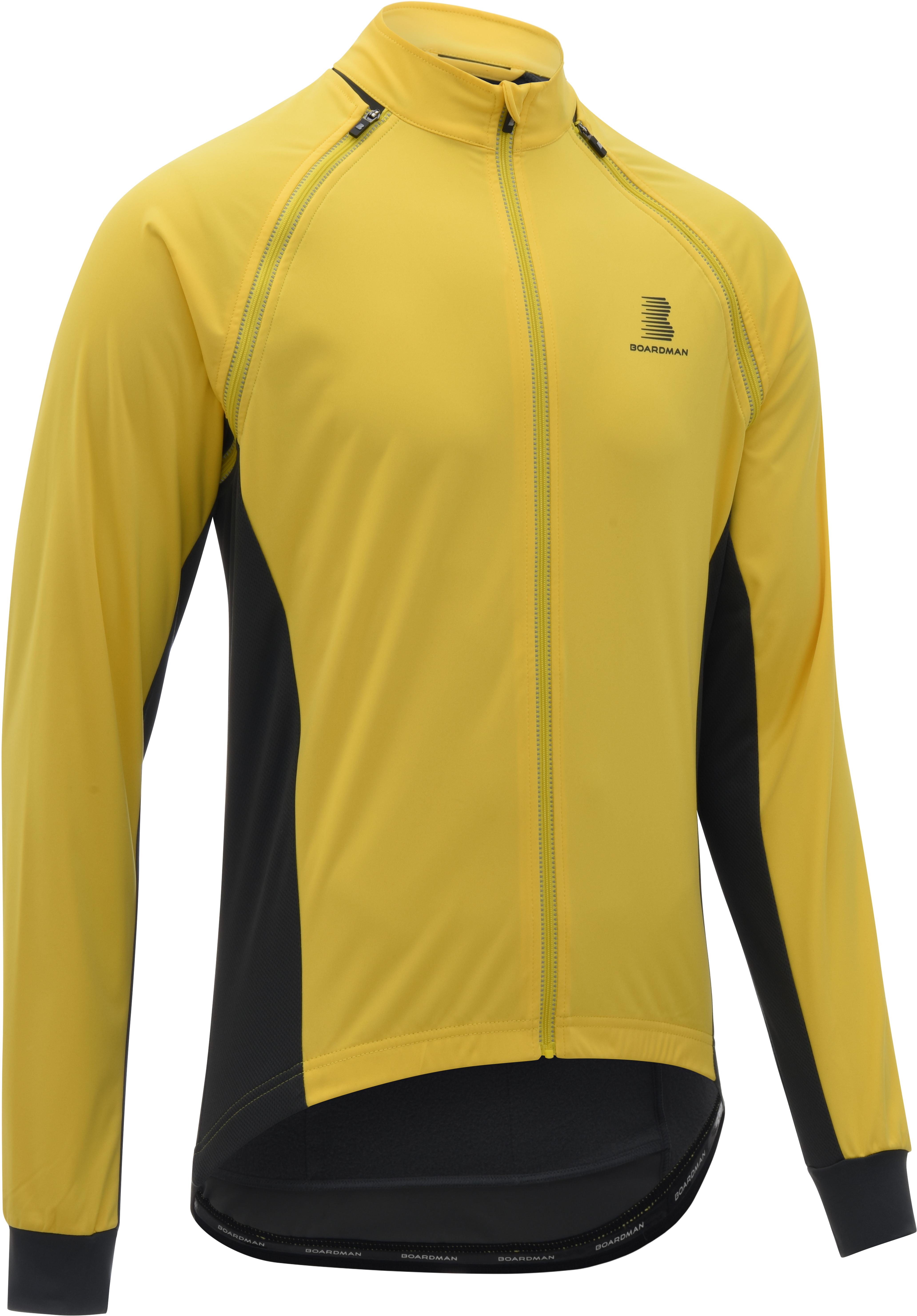 Boardman Mens Windproof Removable Sleeve Jacket - Yellow