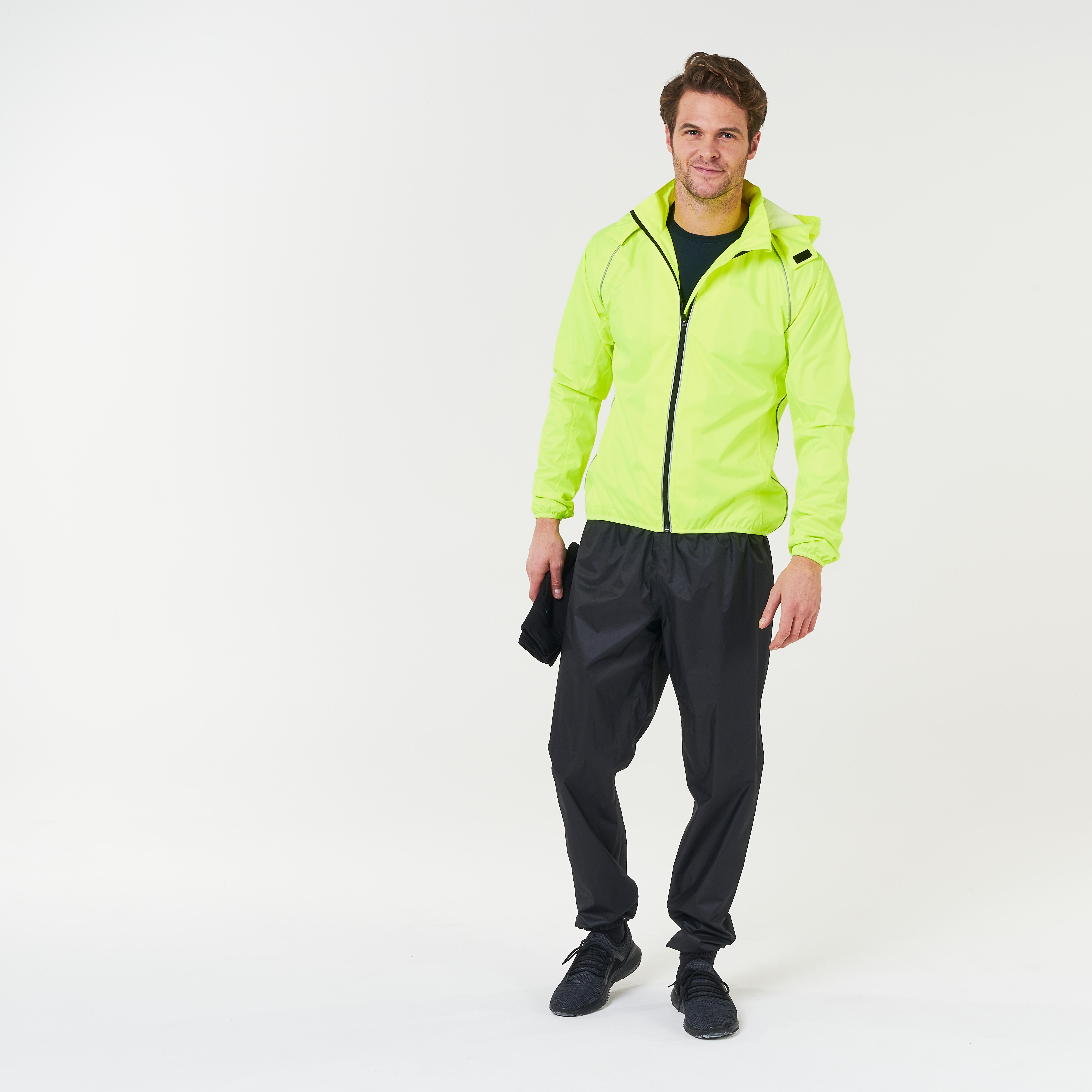 Ridge Unisex Waterproof Jacket - Fluorescent Yellow