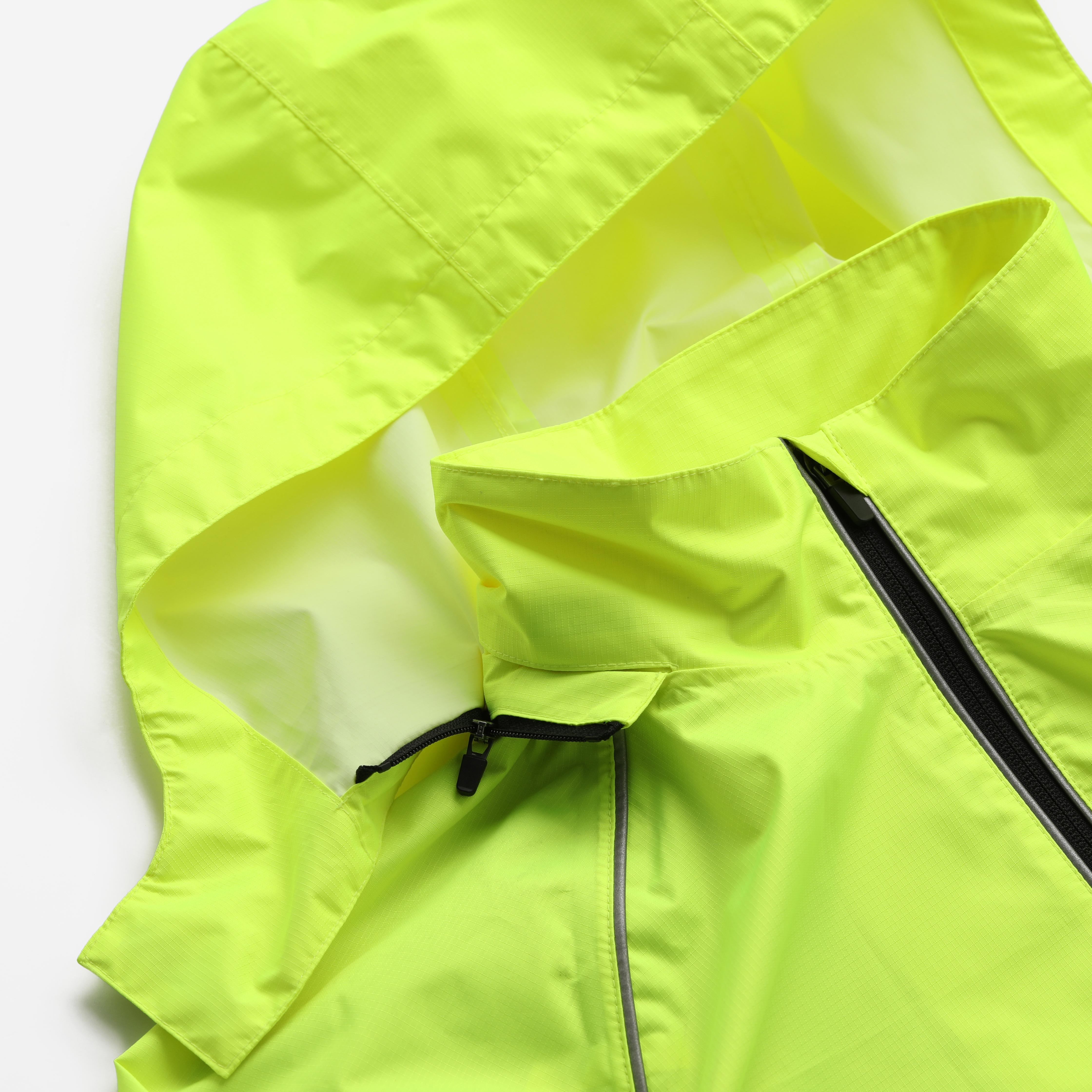 Ridge Unisex Waterproof Jacket - Fluorescent Yellow