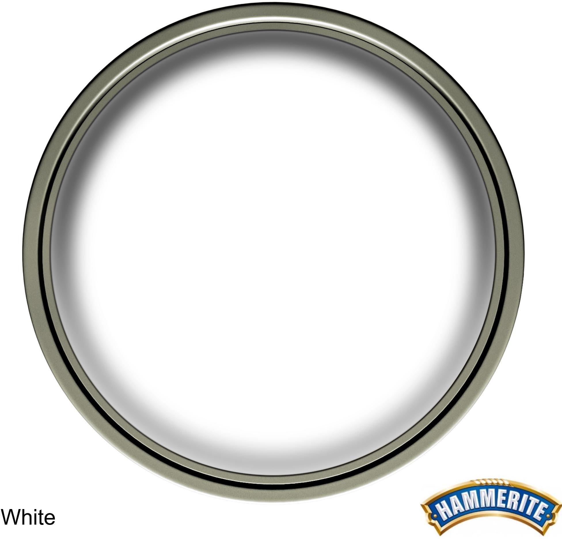 Hammerite Metal Paint Smooth White 2.5L