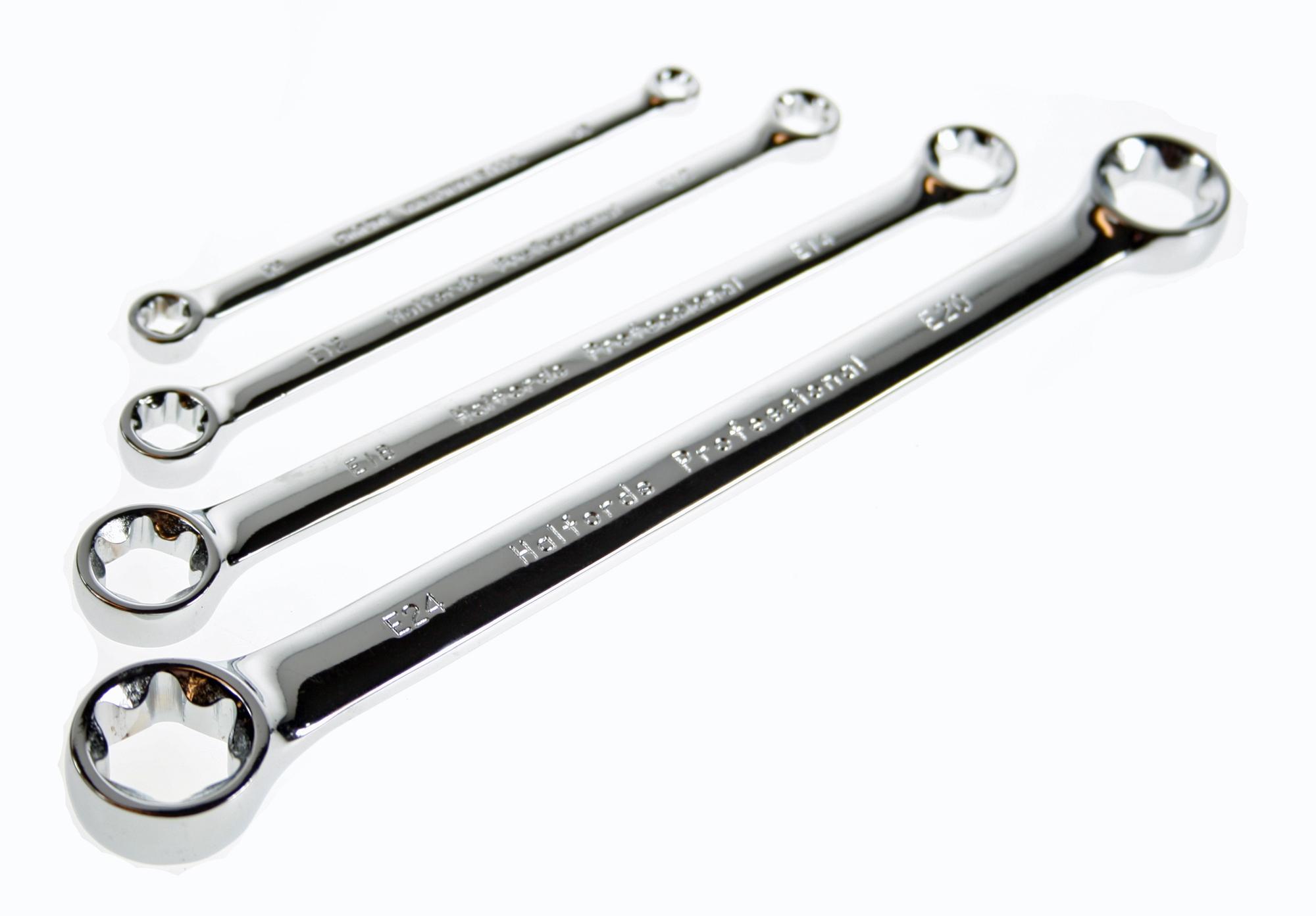 Halfords 4 piece Star Spanner Set