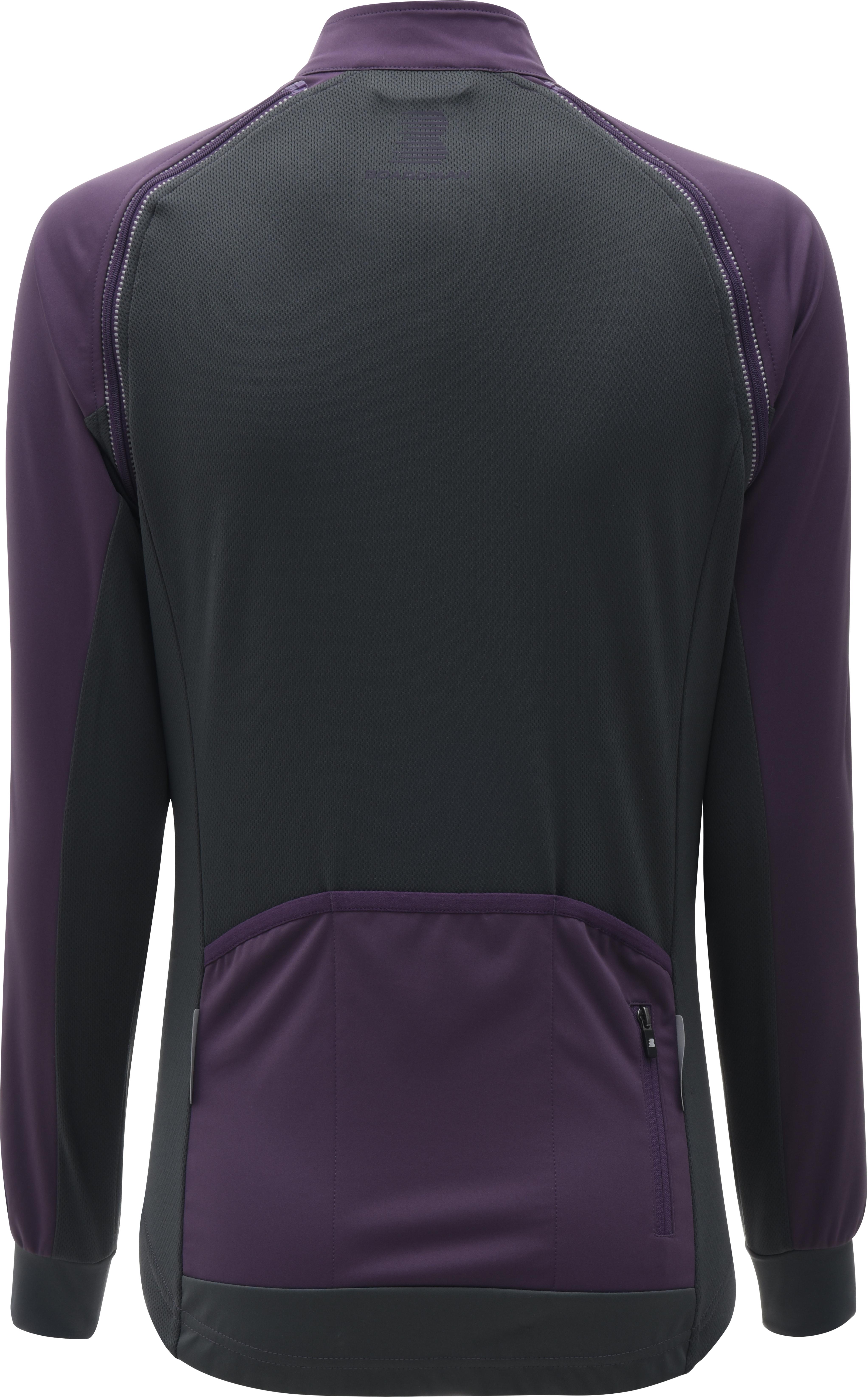 Boardman Womens Windproof Removable Sleeve Jacket - Plum