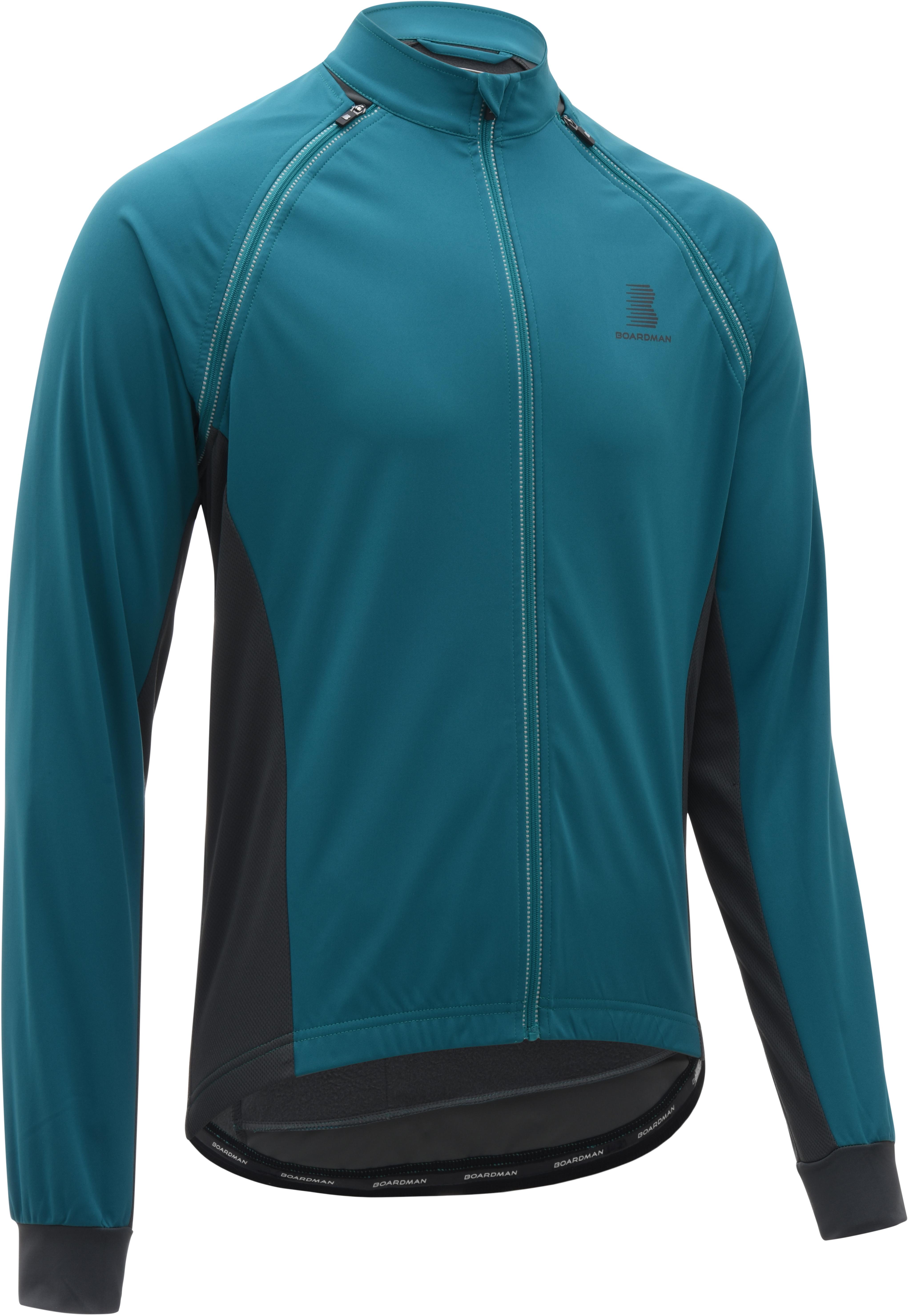 Boardman Mens Windproof Removable Sleeve Jacket - Teal