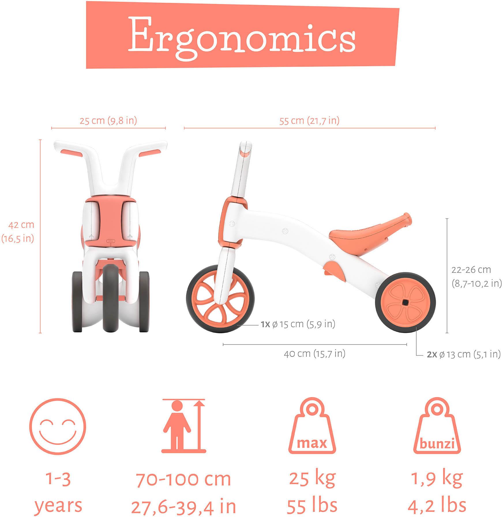 Chillafish Bunzi Trike - Flamingo 4 Chillafish Bunzi Trike - Flamingo