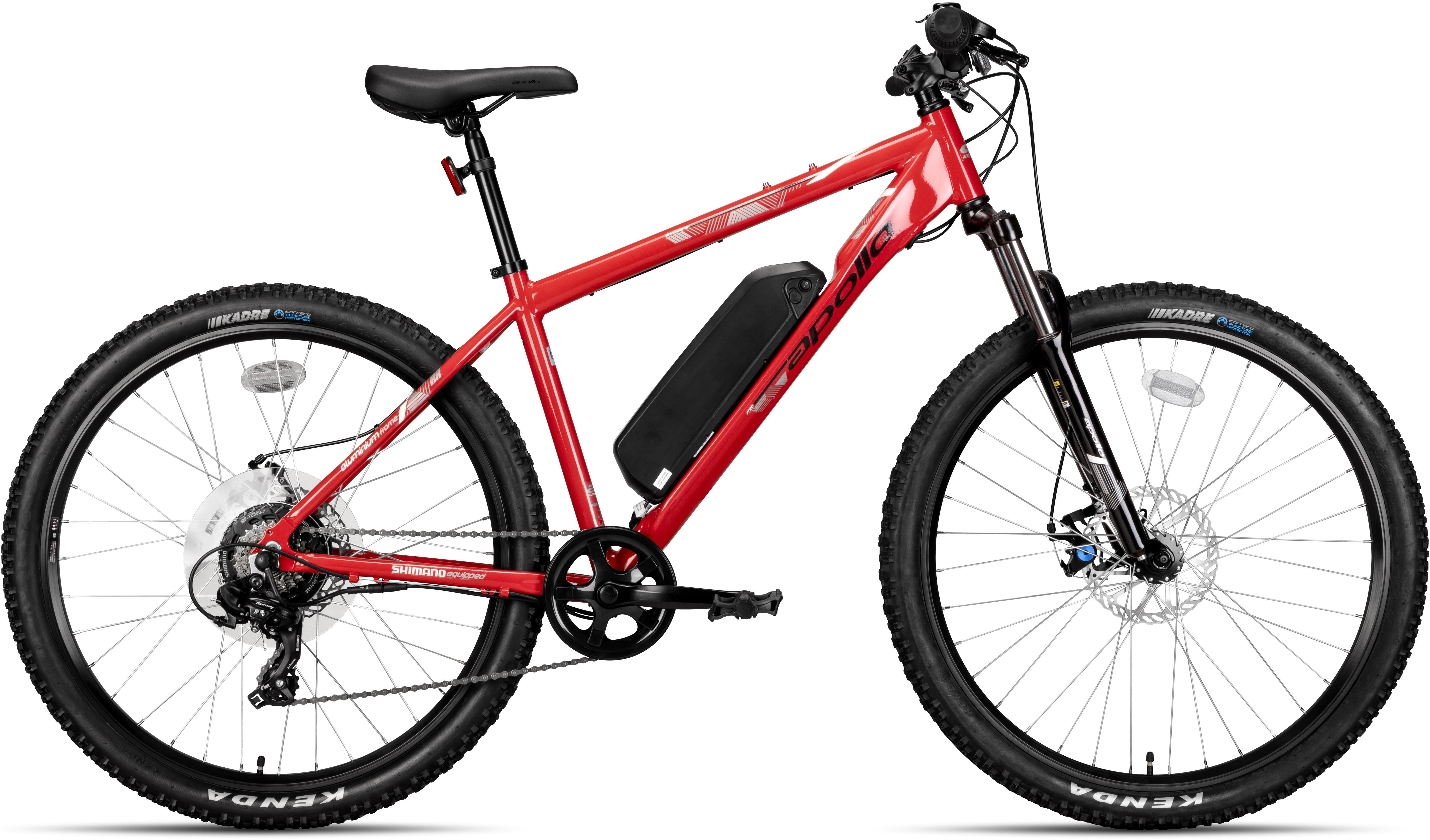 Apollo Evade-E Electric Mountain Bike - S, M, L Frames