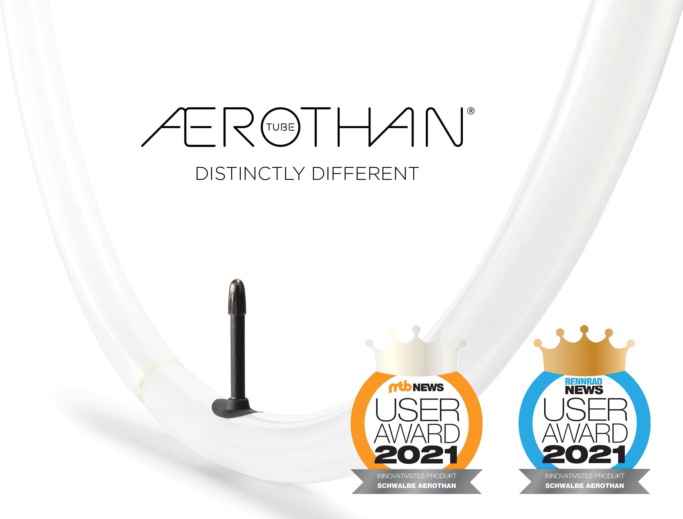 Schwalbe Aerothan Presta Tube 40mm Valve 4 Schwalbe Aerothan Presta Tube 40mm Valve