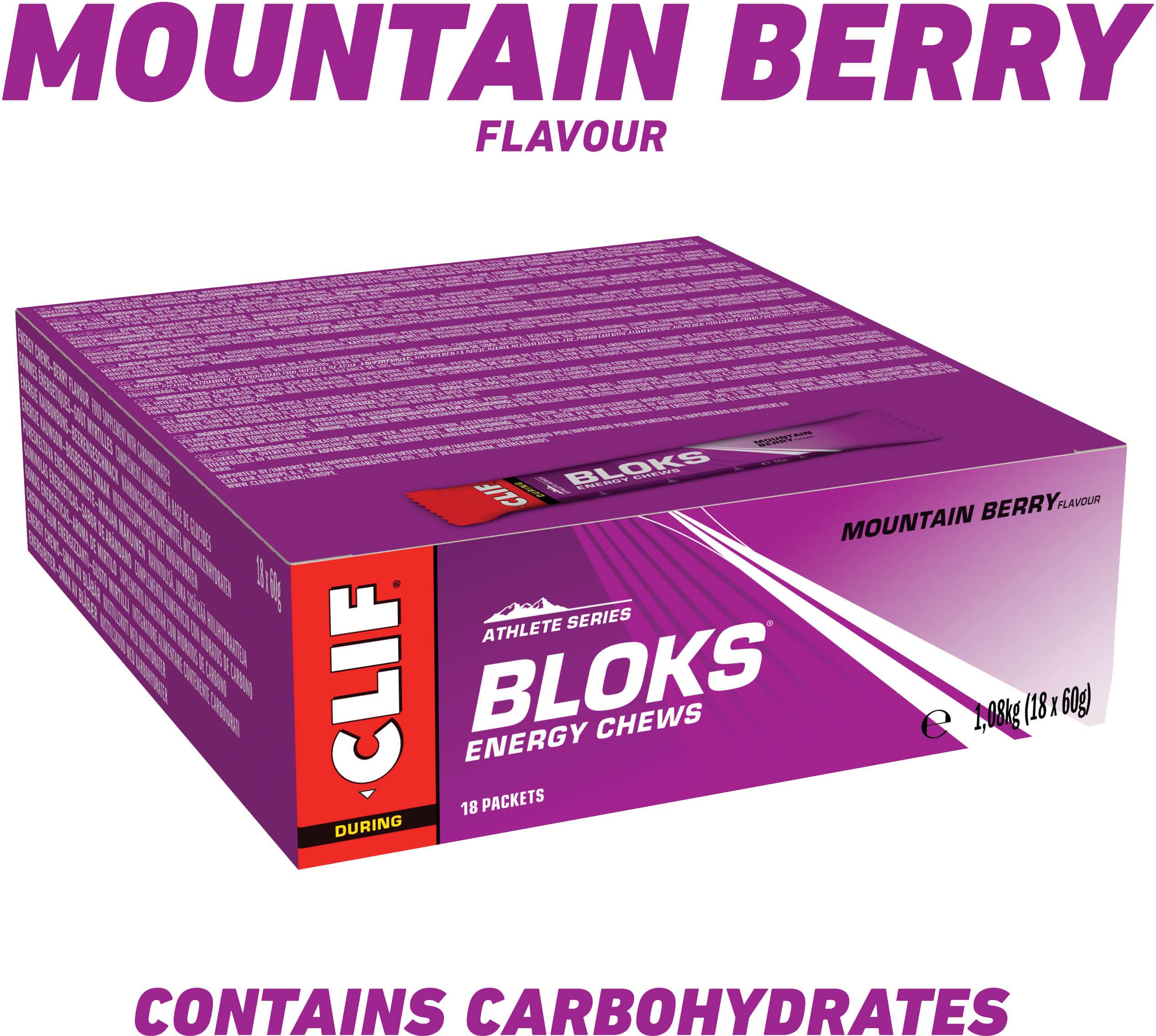 Clif Bloks Energy Chews, 18pcs