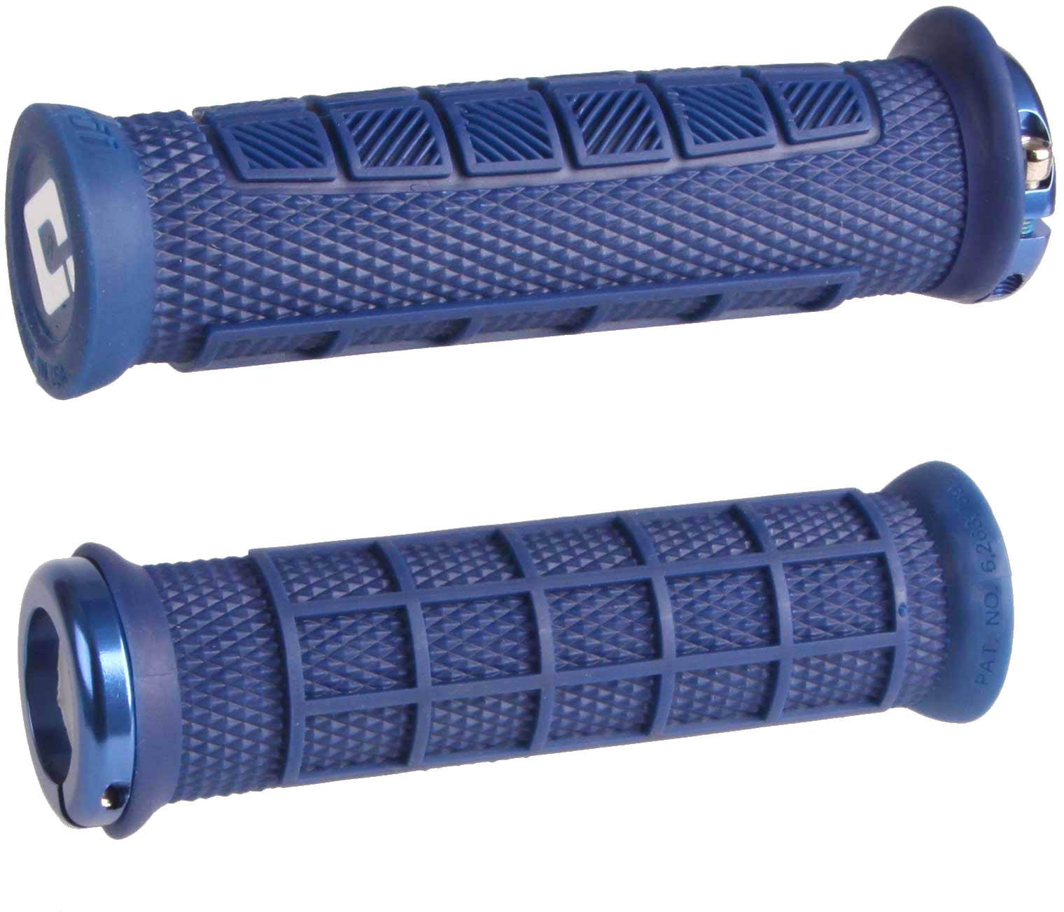 ODI Elite Pro Lock On MTB Grips, 130mm, Navy Blue