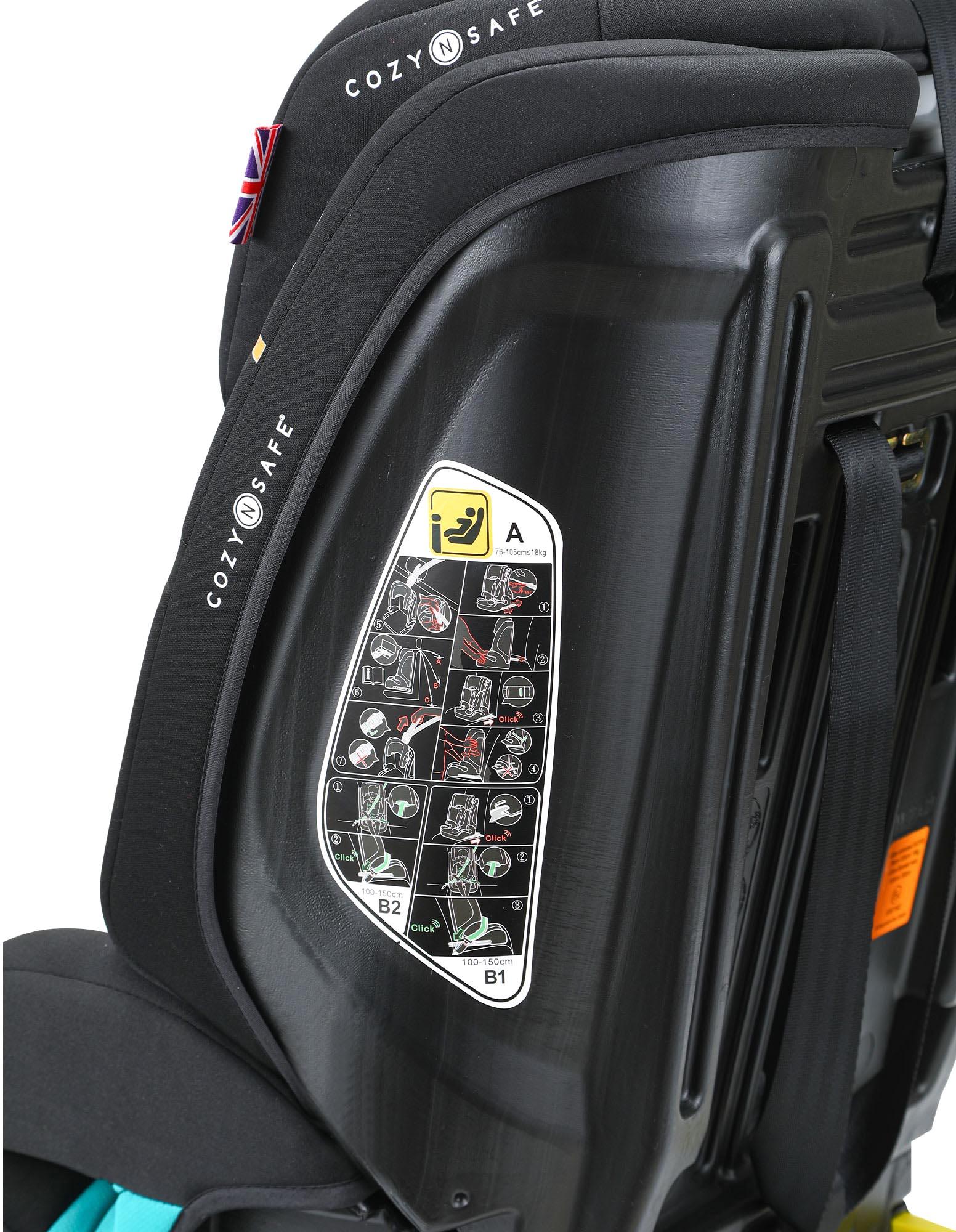 The Cozy N Safe Everest i-Size 76cm-150cm Car Seat