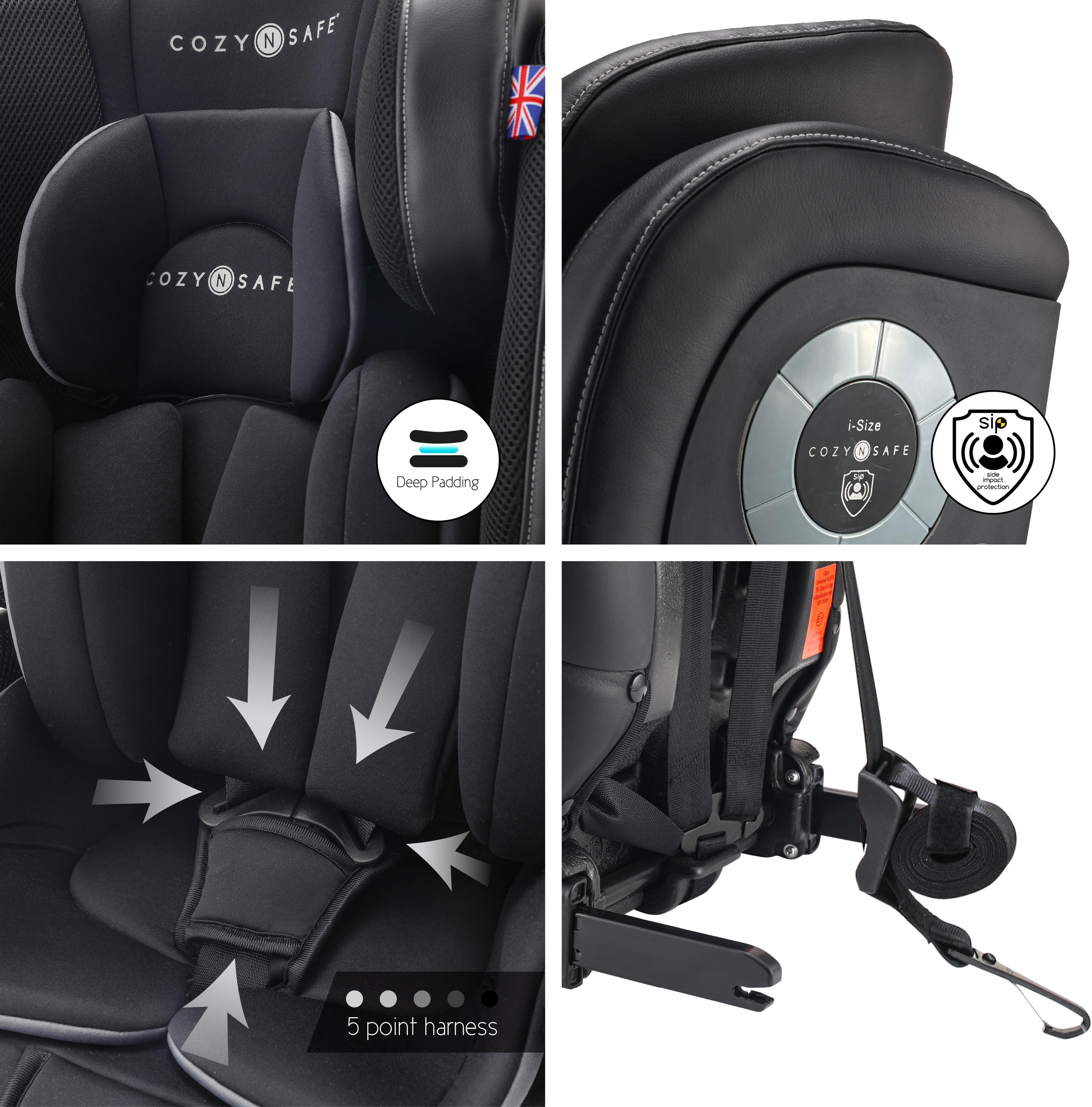 Cozy N Safe Hudson 76-150cm i-Size BL 4 Cozy N Safe Hudson 76-150cm i-Size BL