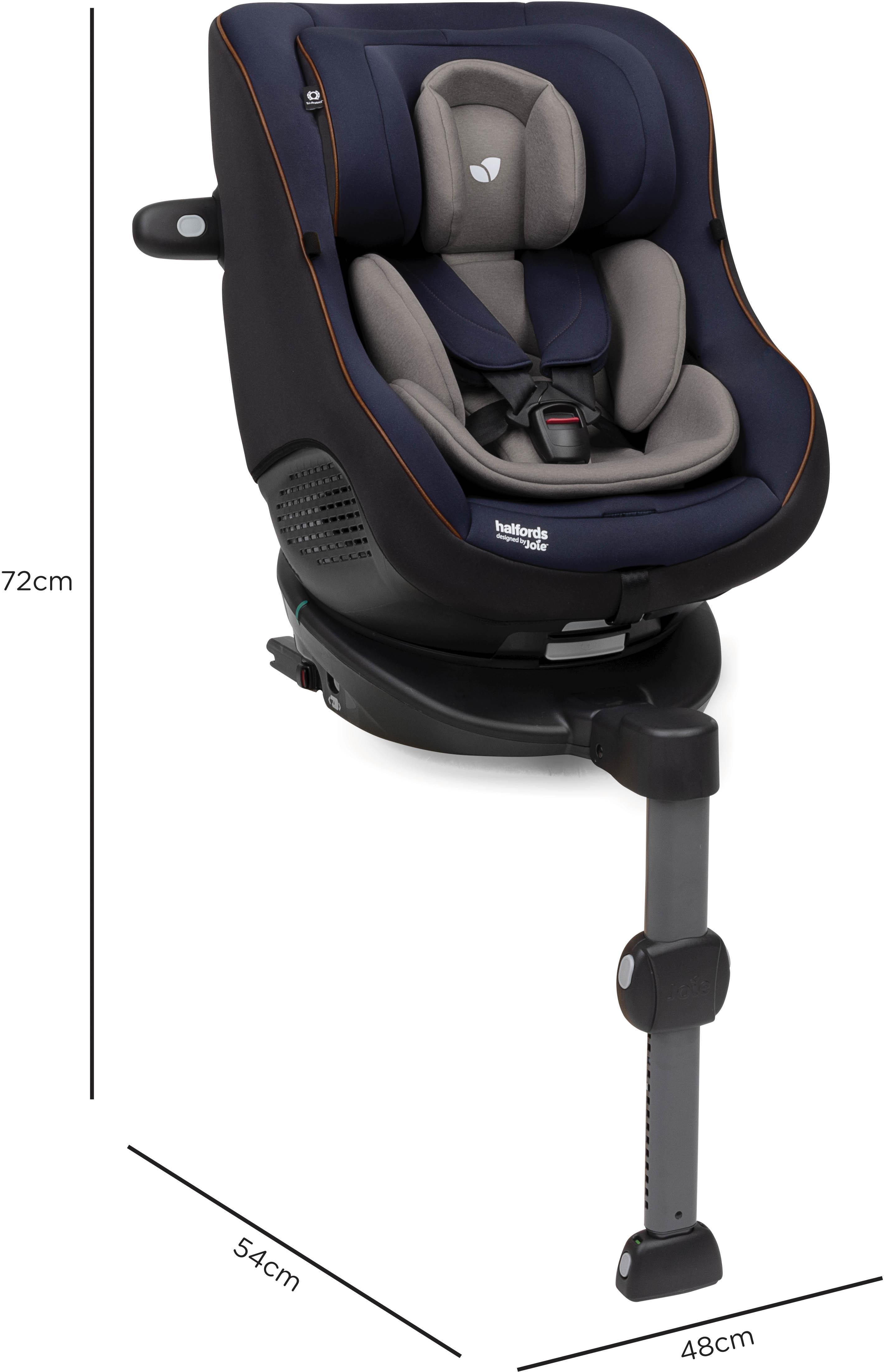 Joie for Halfords Idyll R129 Spin 360 Car Seat - Navy 11 Joie for Halfords Idyll R129 Spin 360 Car Seat - Navy