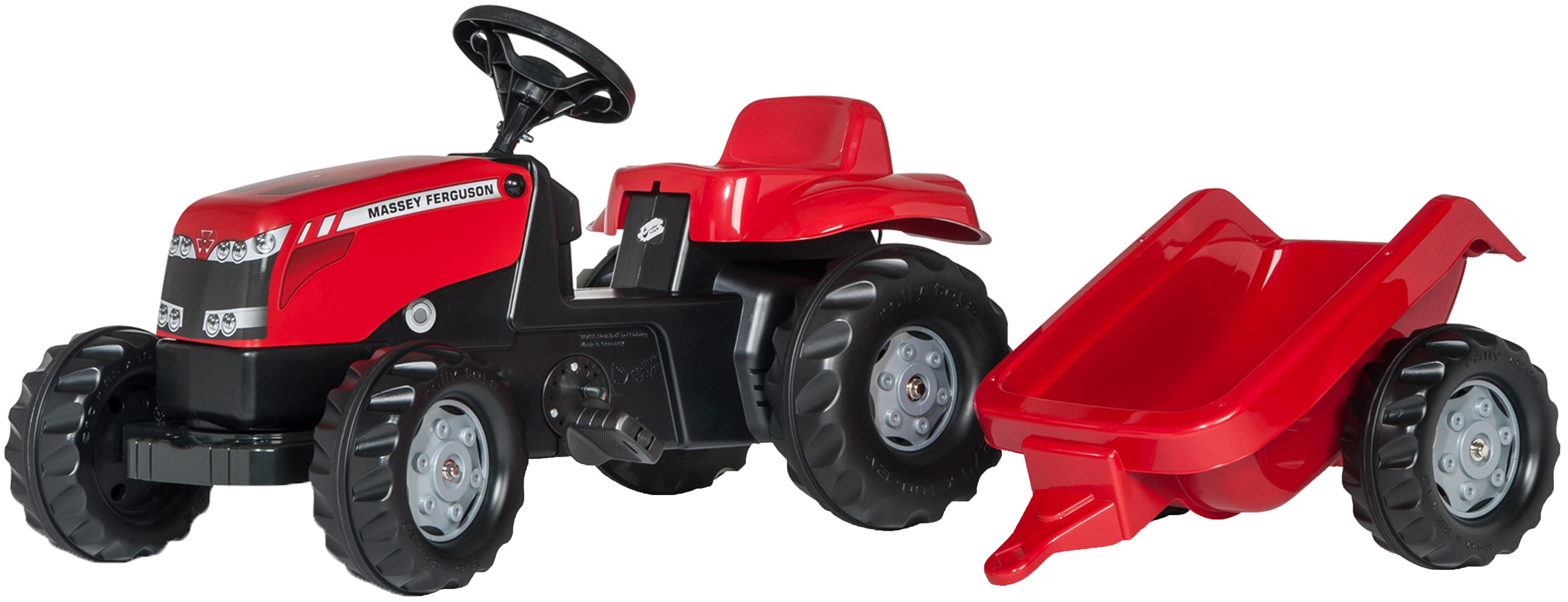 Rolly Kid Massey Ferguson Tractor & Trailer Pedal Ride On