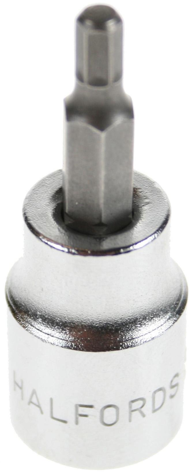 Halfords Advanced Hexagon Bit Socket 4mm 3/8" Drive