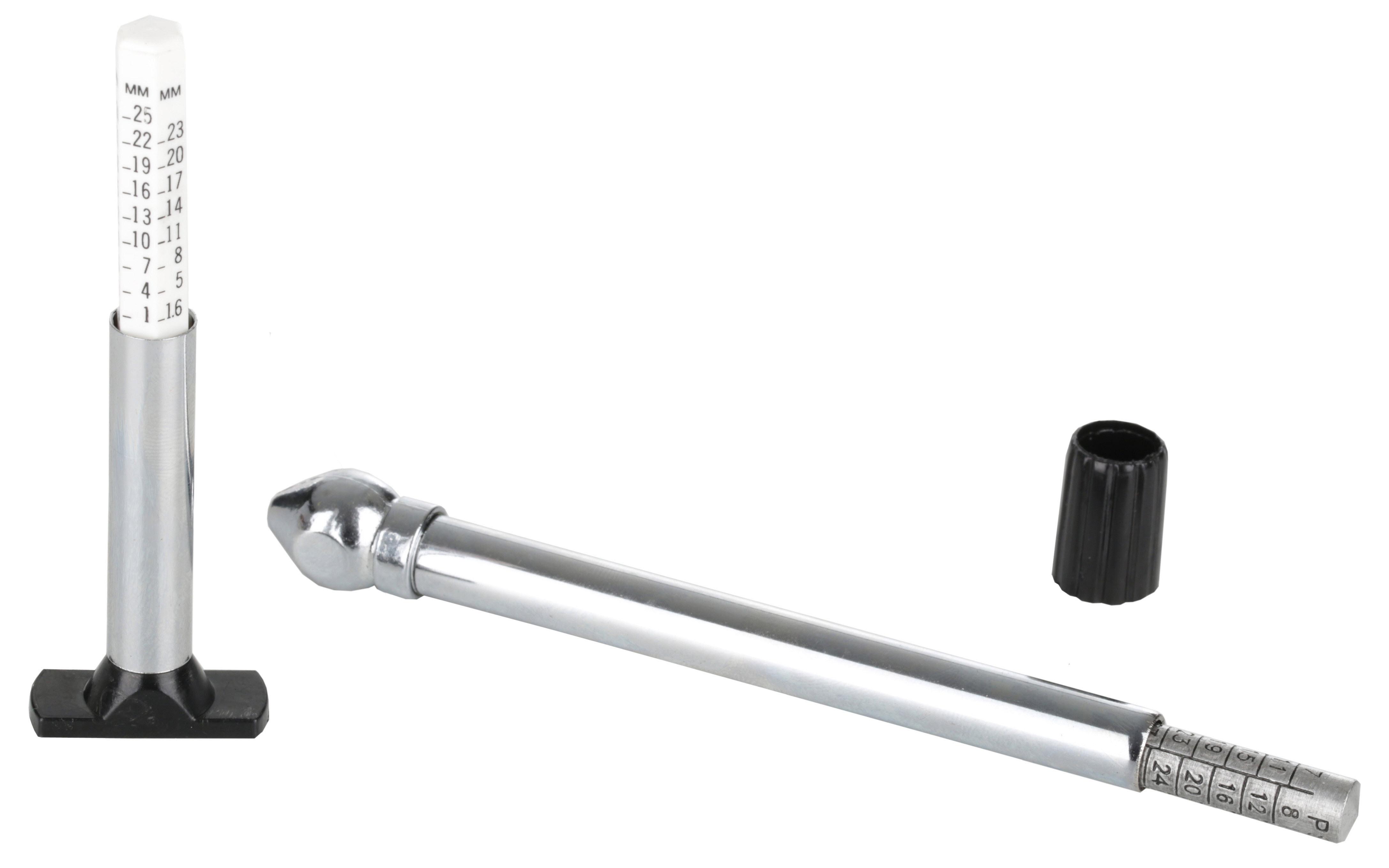 Halfords Essentials Analogue Tread Depth & Pressure Gauge