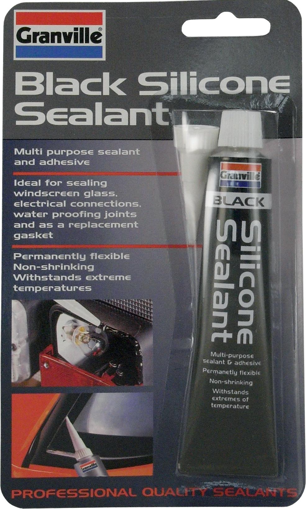 Granville Black Silicone Sealant 40g
