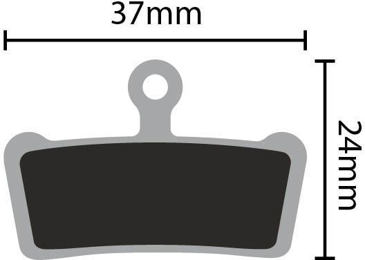 Clarks Organic Disc Brake Pads - SRAM Elixir Trail , Guide, G2, Level Stealth 4 Clarks Organic Disc Brake Pads - SRAM Elixir Trail , Guide, G2, Level Stealth