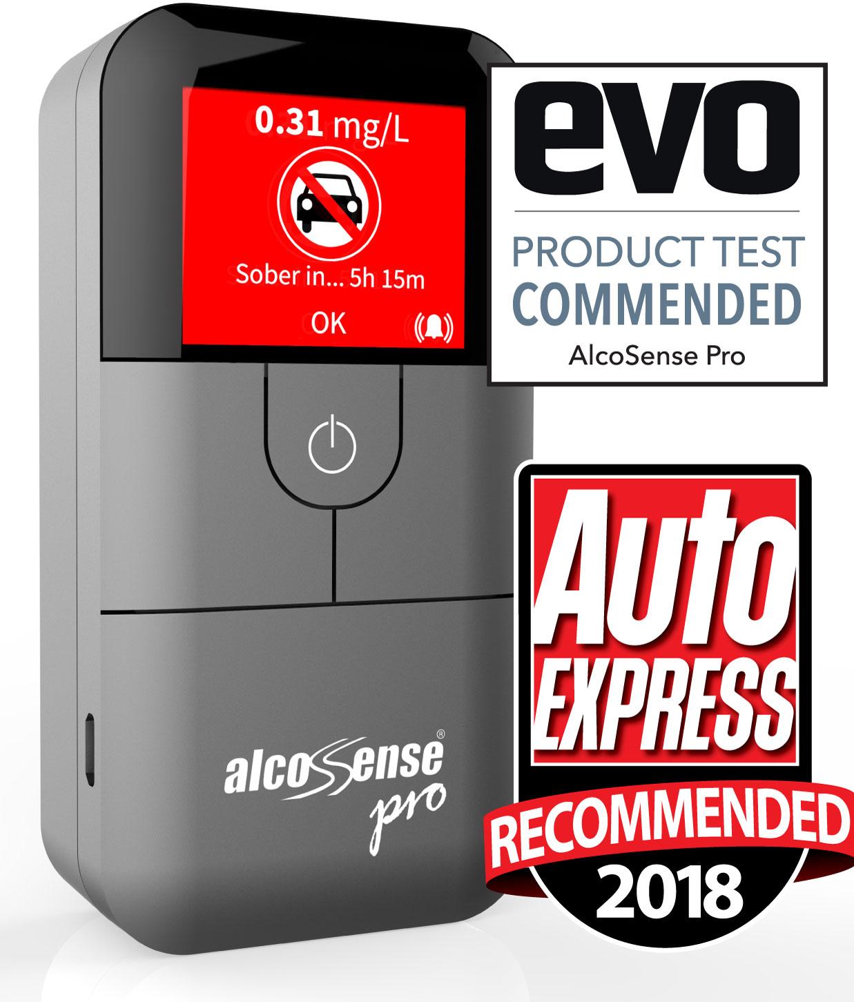 Alcosense Pro Breathalyser - Over 25 Countries