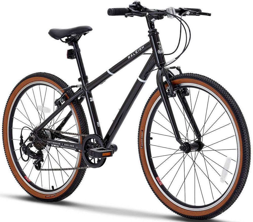 Raleigh Pop Junior Hybrid Bike - Black - 24" Wheel