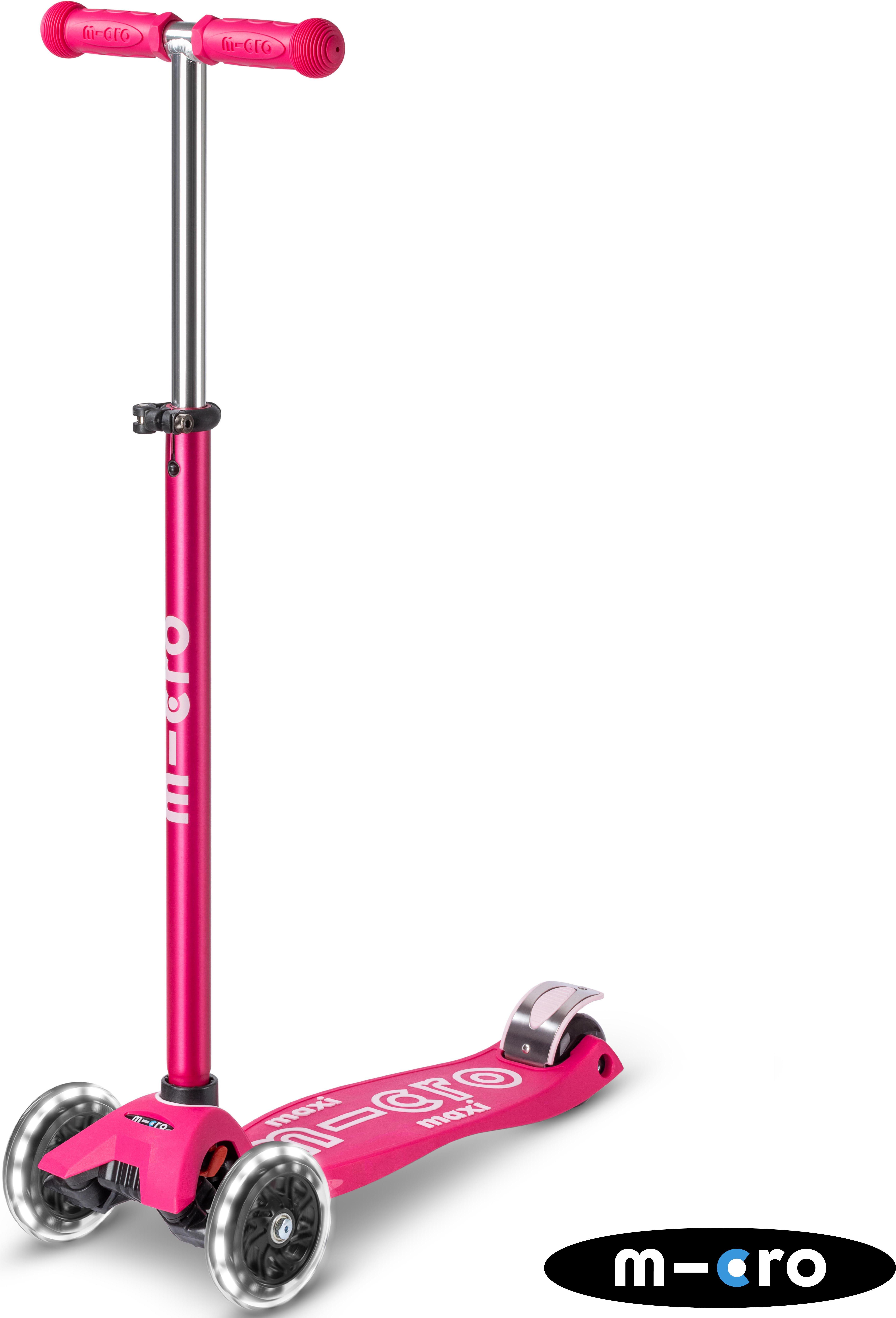 Maxi Micro Glow Deluxe LED Scooter, Pink