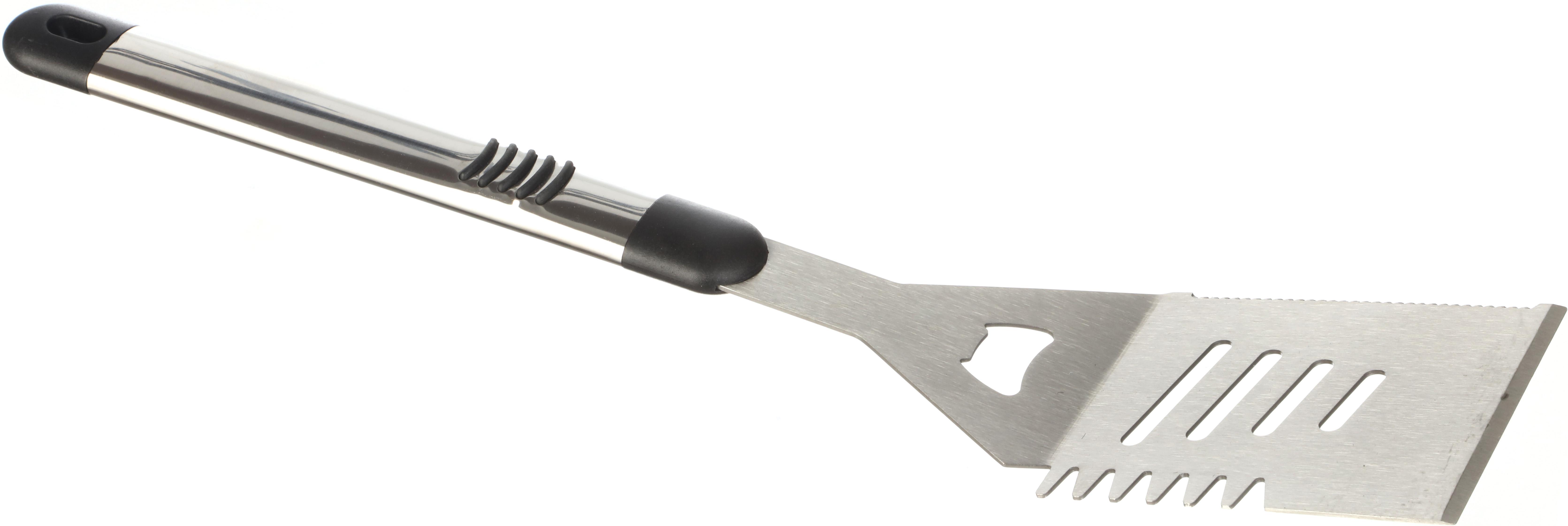 Halfords 3pc Long Handled BBQ Tool Set with Storage Case