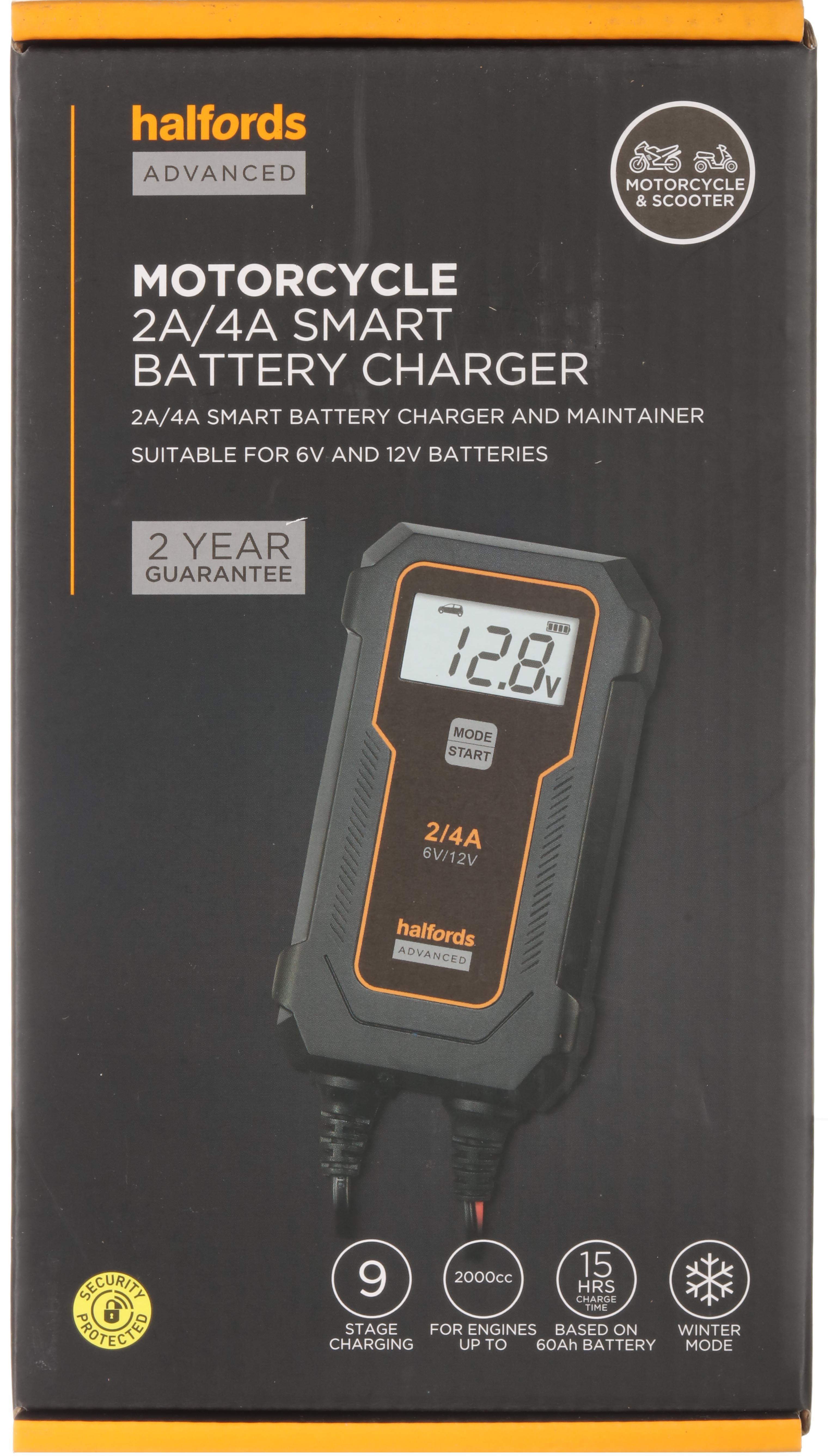 Halfords Advanced 4A Smart Charger