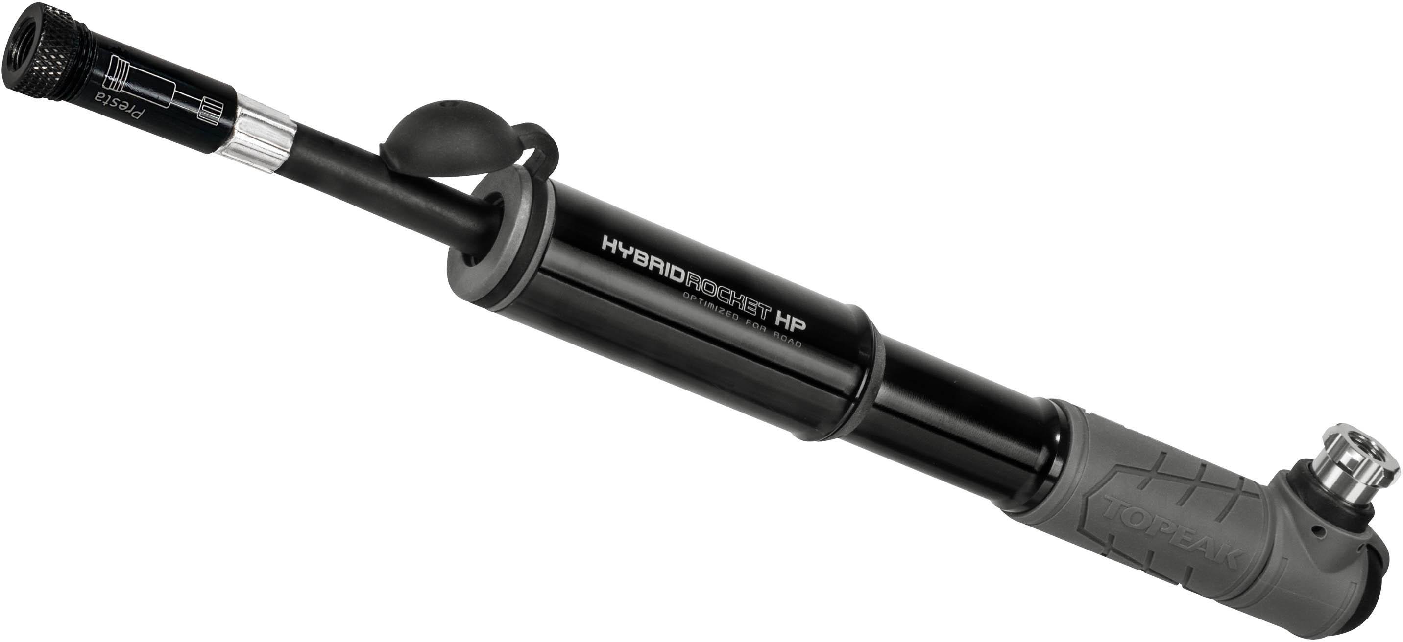 Topeak Hybrid Rocket HP Mini Pump, Black