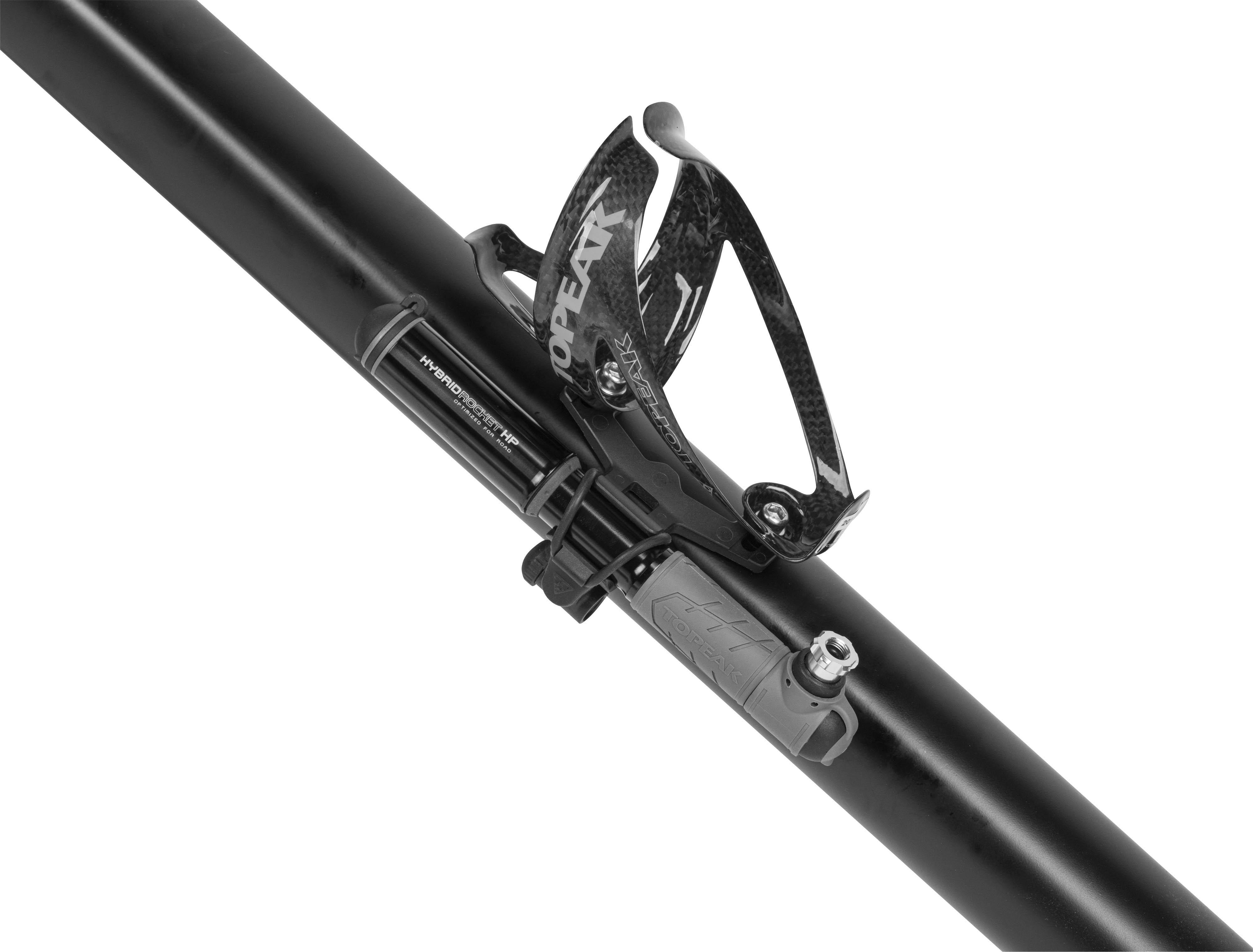 Topeak Hybrid Rocket HP Mini Pump, Black 3 Topeak Hybrid Rocket HP Mini Pump, Black