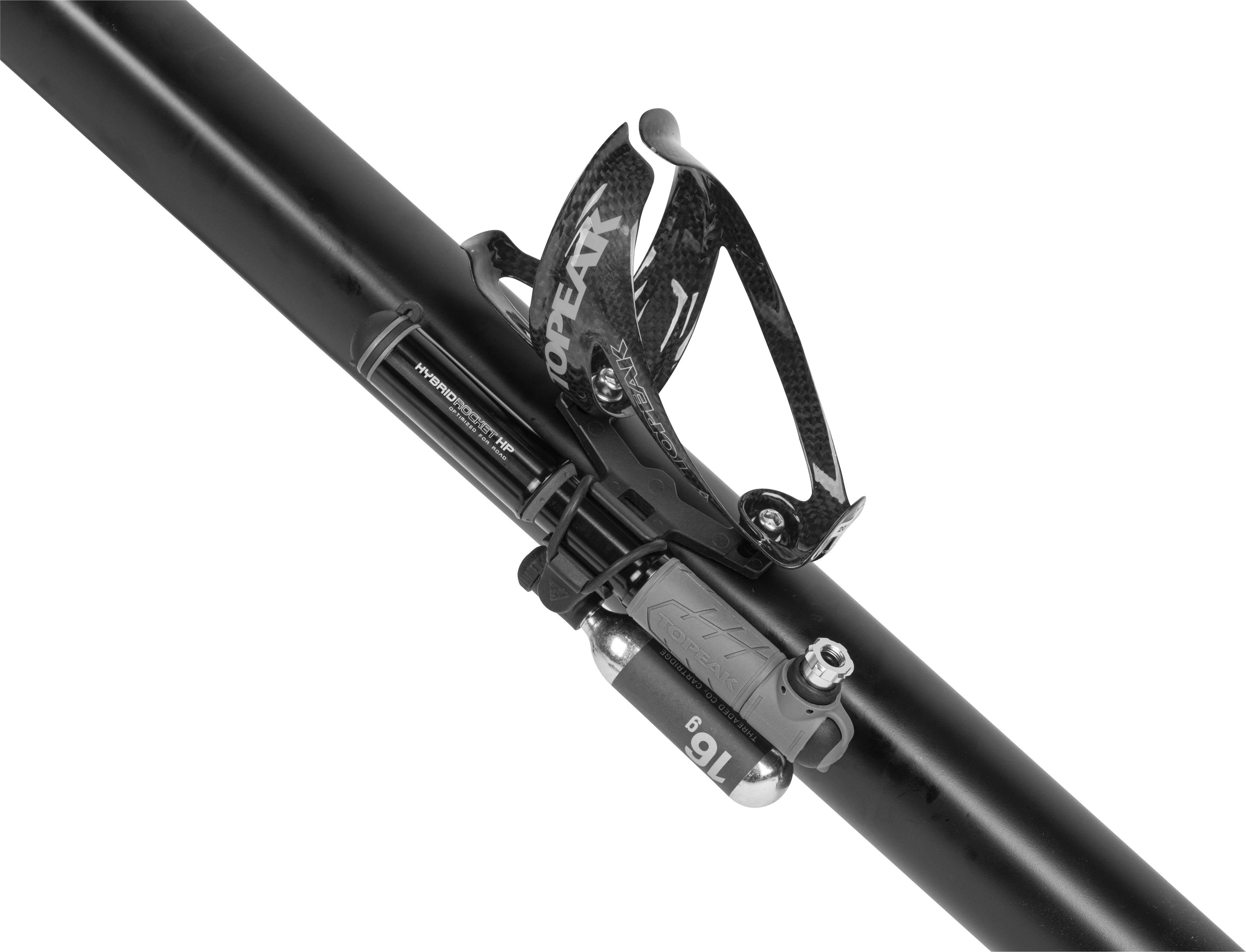 Topeak Hybrid Rocket HP Mini Pump, Black 4 Topeak Hybrid Rocket HP Mini Pump, Black